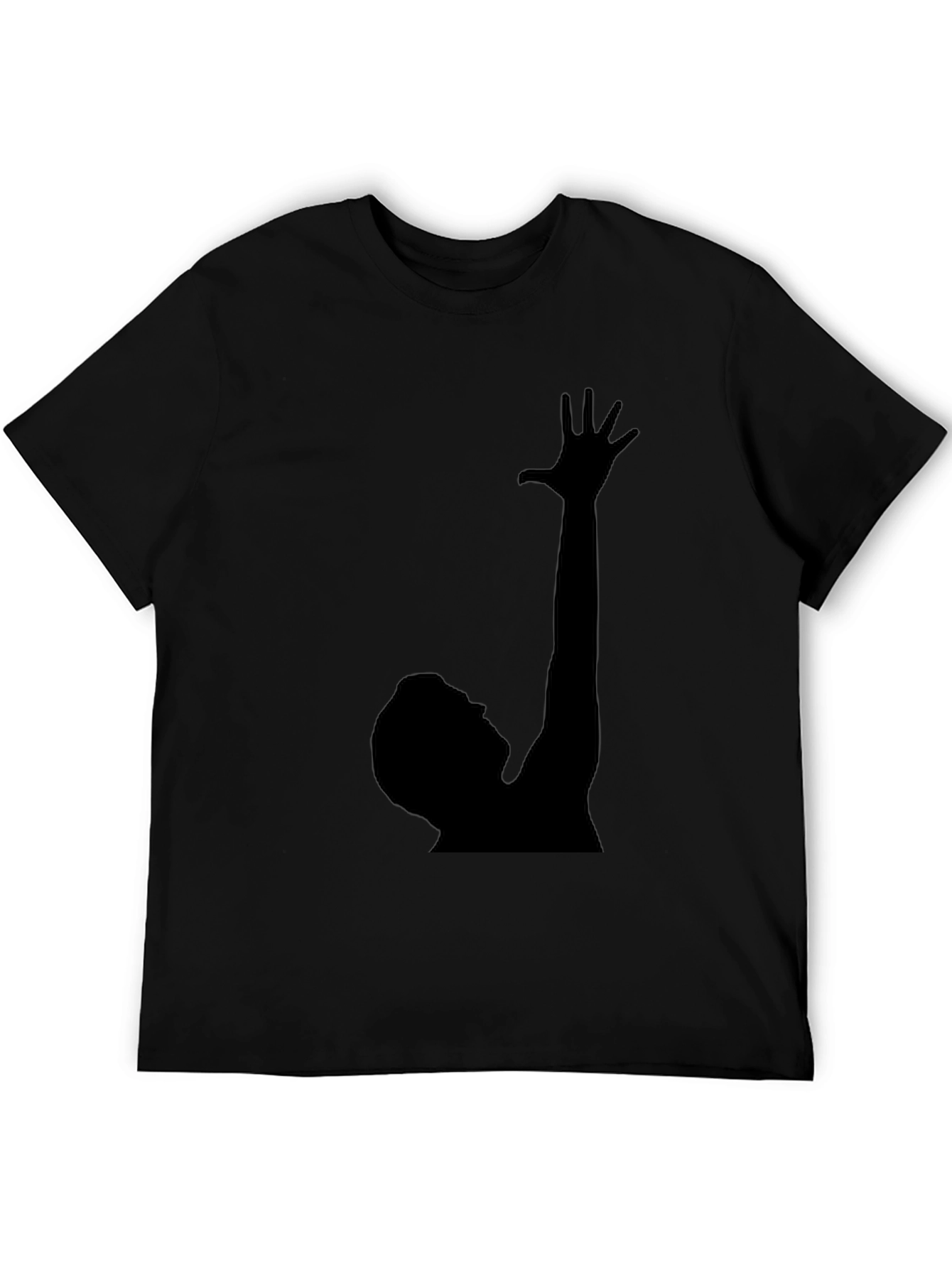 Silhouette Reach T-Shirt - Classic Black Tee