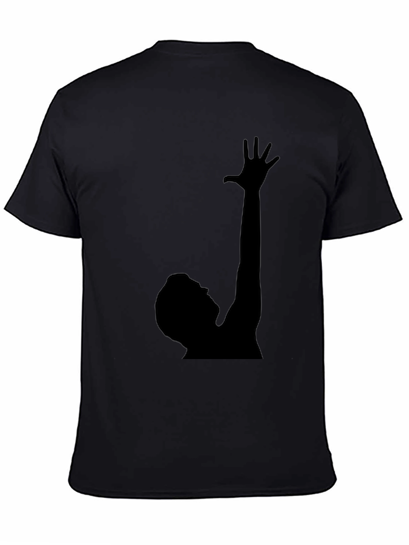 Silhouette Reach T-Shirt - Classic Black Tee
