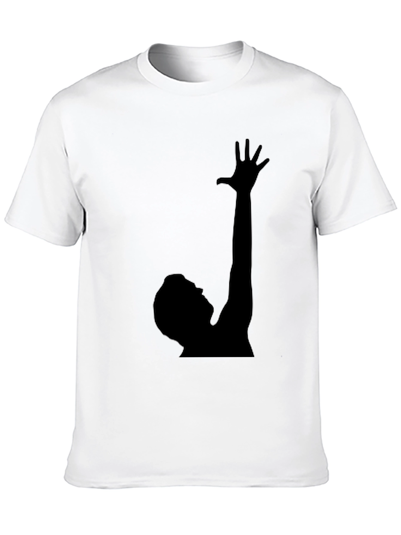 Silhouette Reach T-Shirt - Classic Black Tee