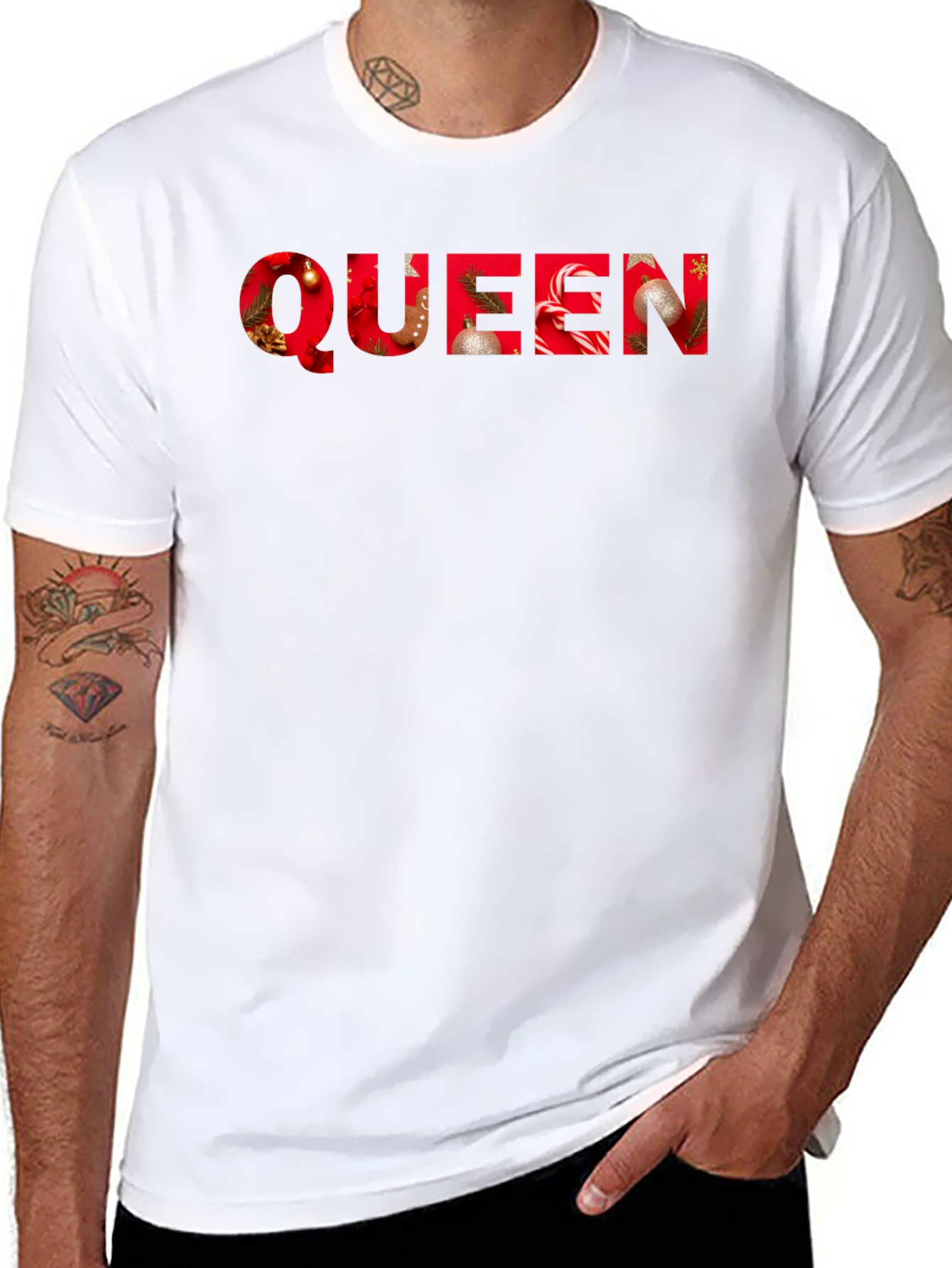 Queen Christmas T-Shirt - Festive Holiday Apparel