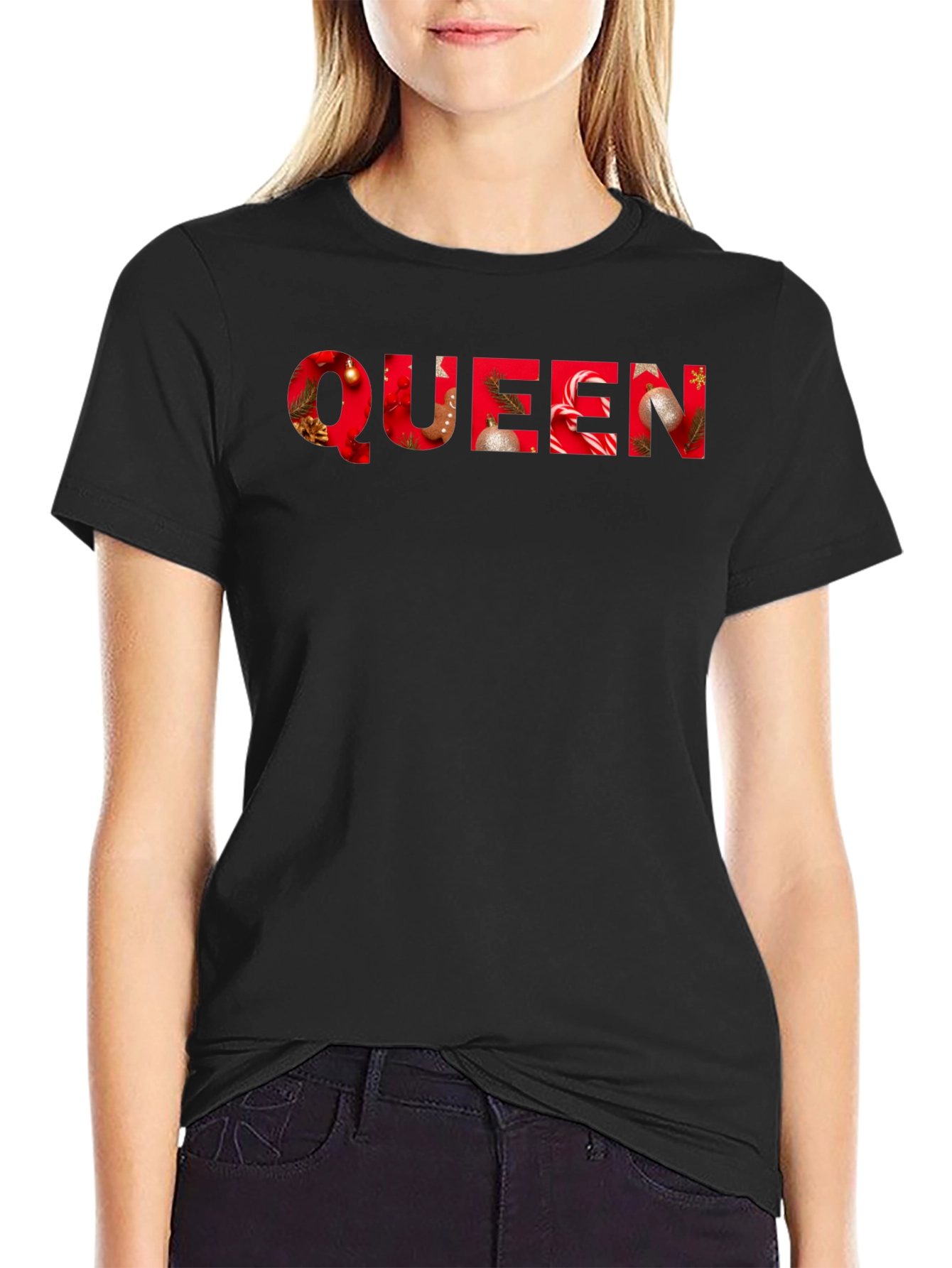 Queen Christmas T-Shirt - Festive Holiday Apparel