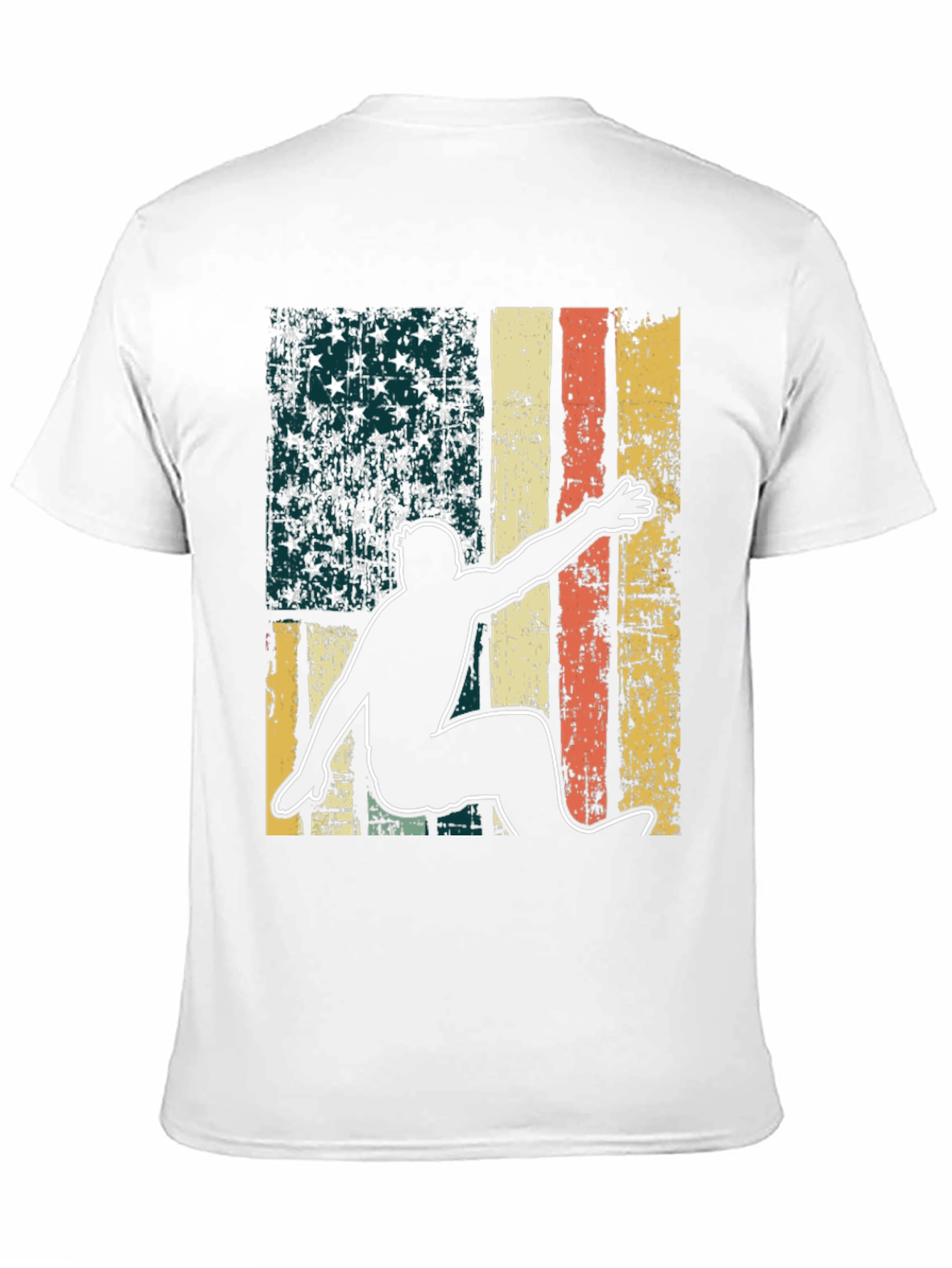 American Flag Surfer Graphic Tee