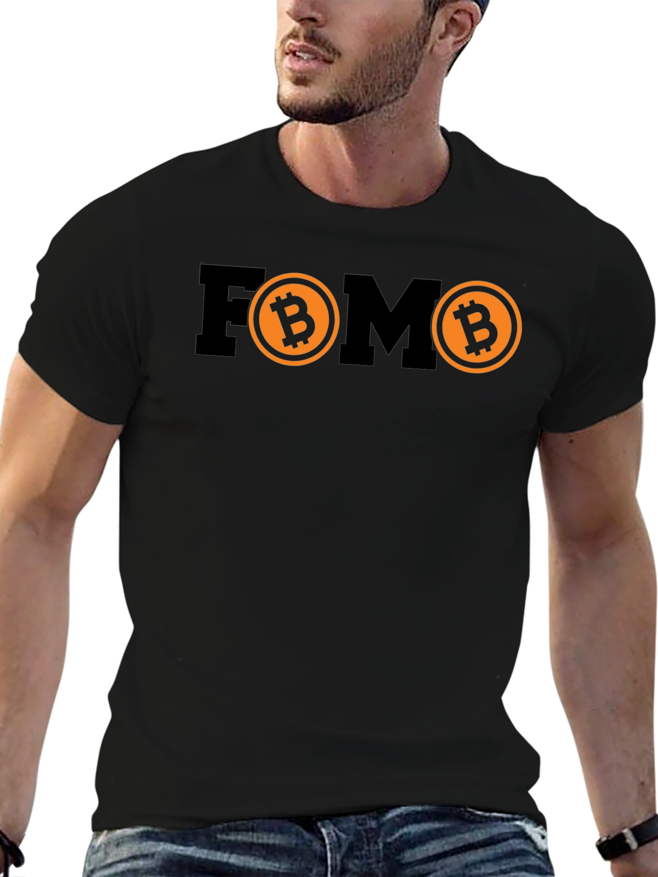 FOMO Bitcoin Graphic T-Shirt - Crypto Currency HODL Tee