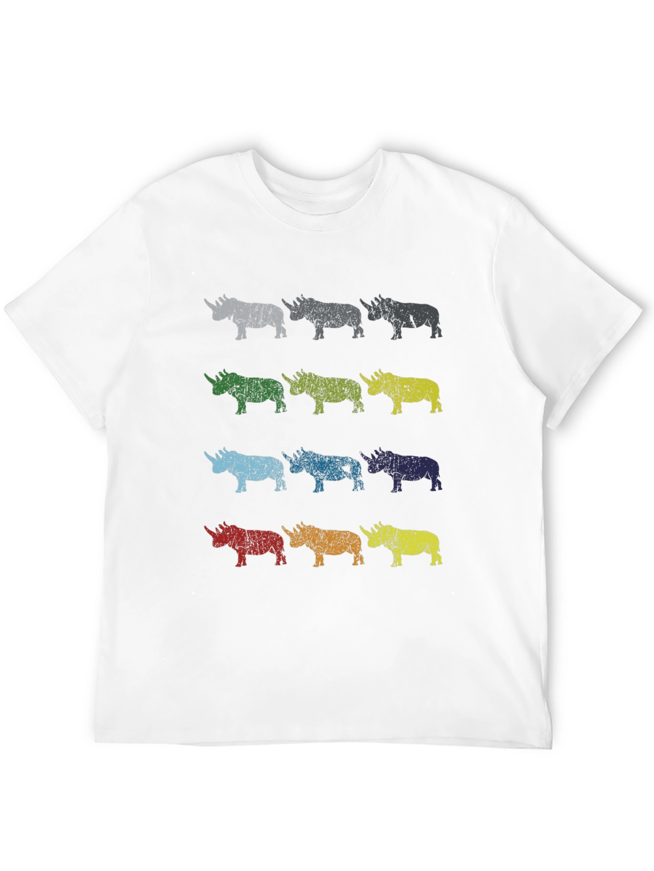 Rhino Pop Art Graphic Tee