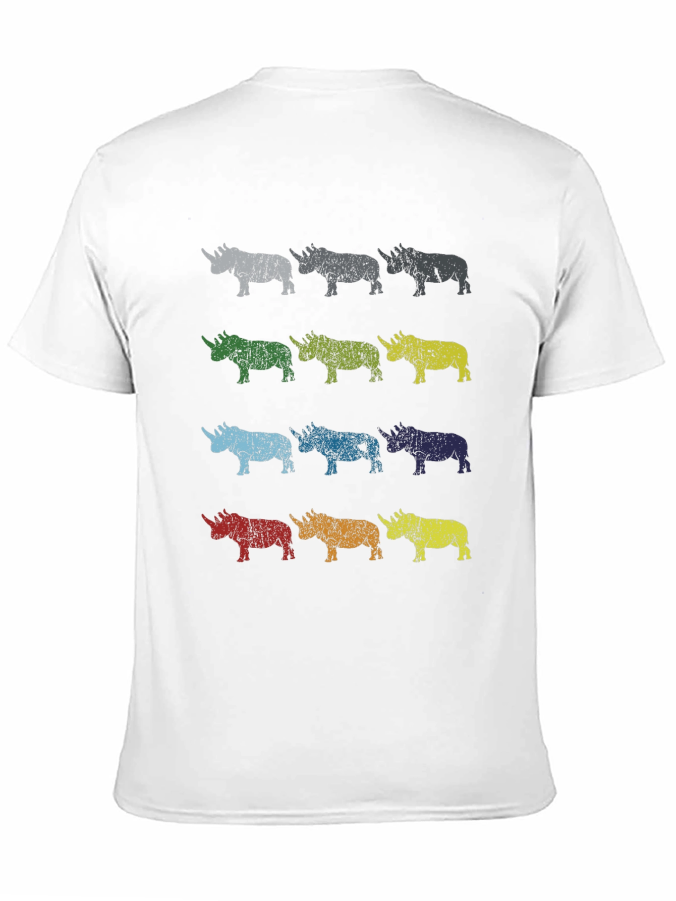 Rhino Pop Art Graphic Tee