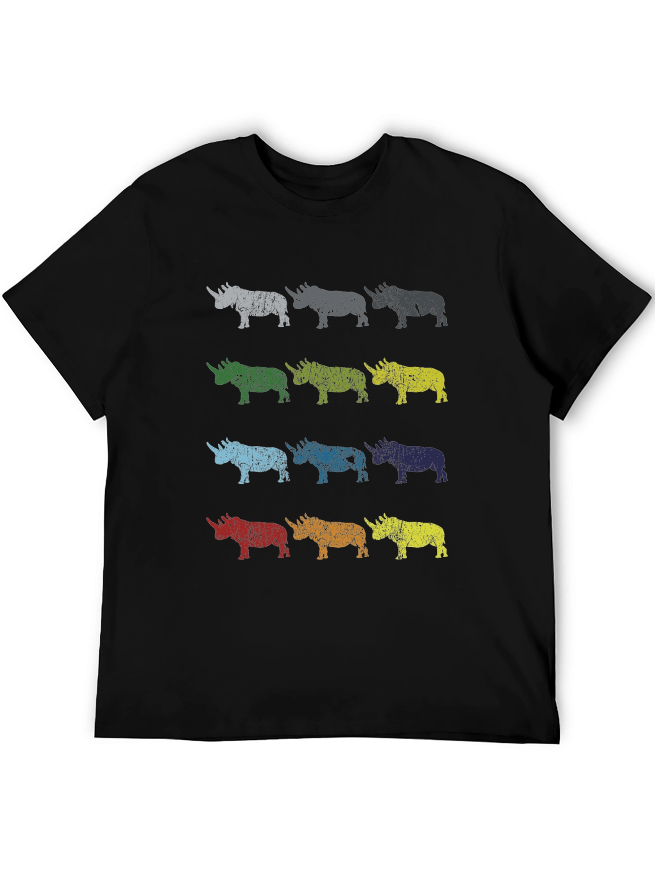Rhino Pop Art Graphic Tee