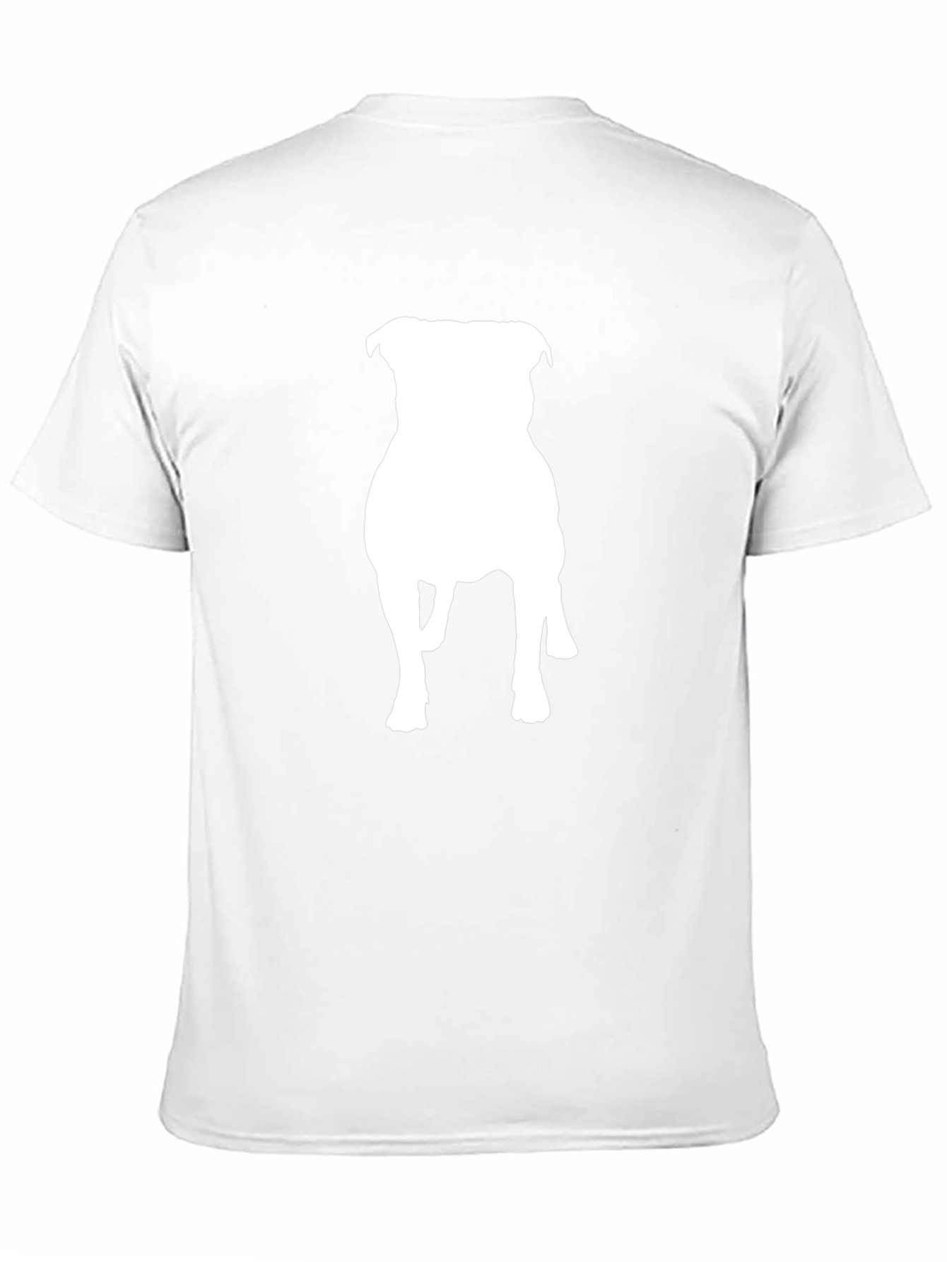 Pitbull Silhouette Black T-Shirt