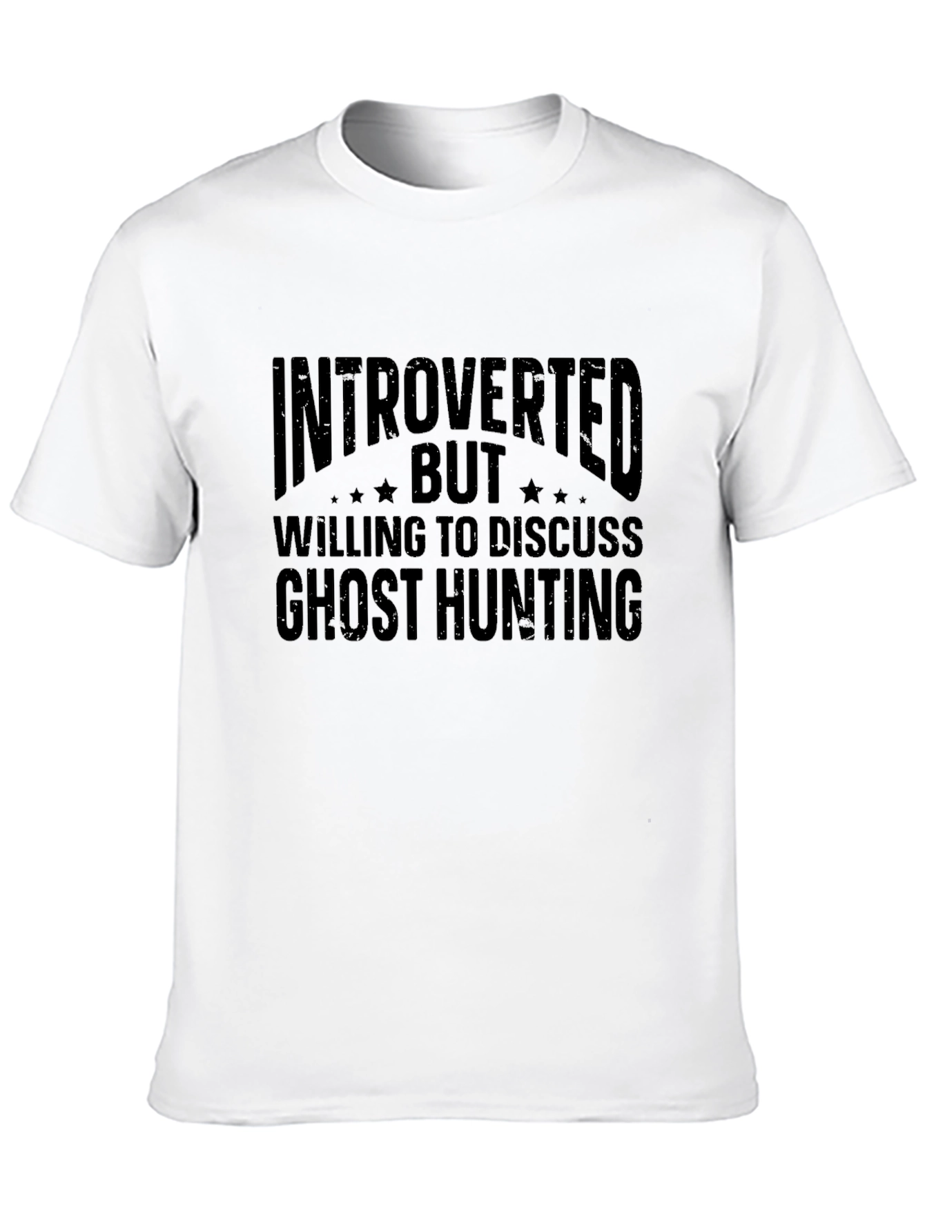 Introverted Ghost Hunting Black Tee