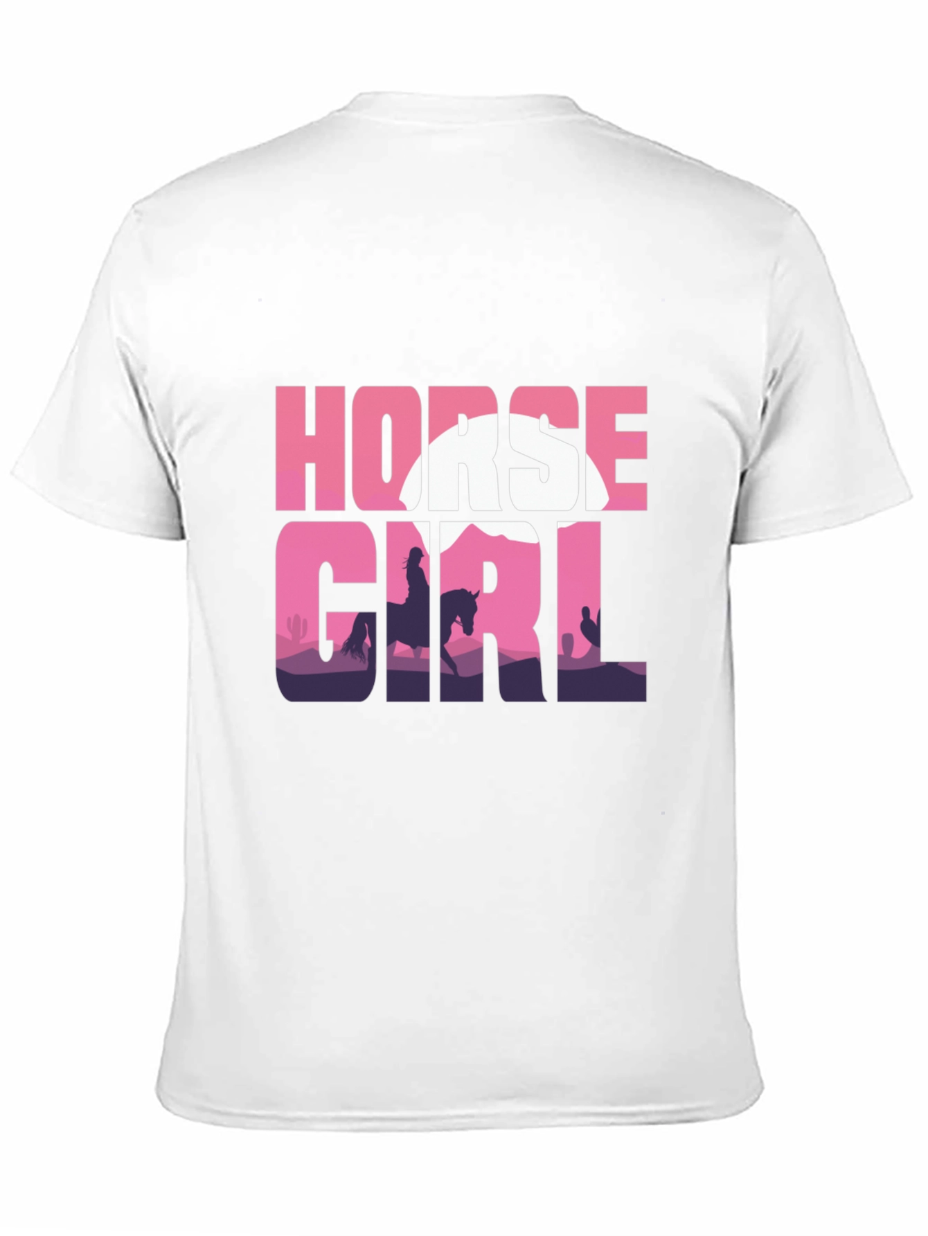 Horse Girl Silhouette T-Shirt