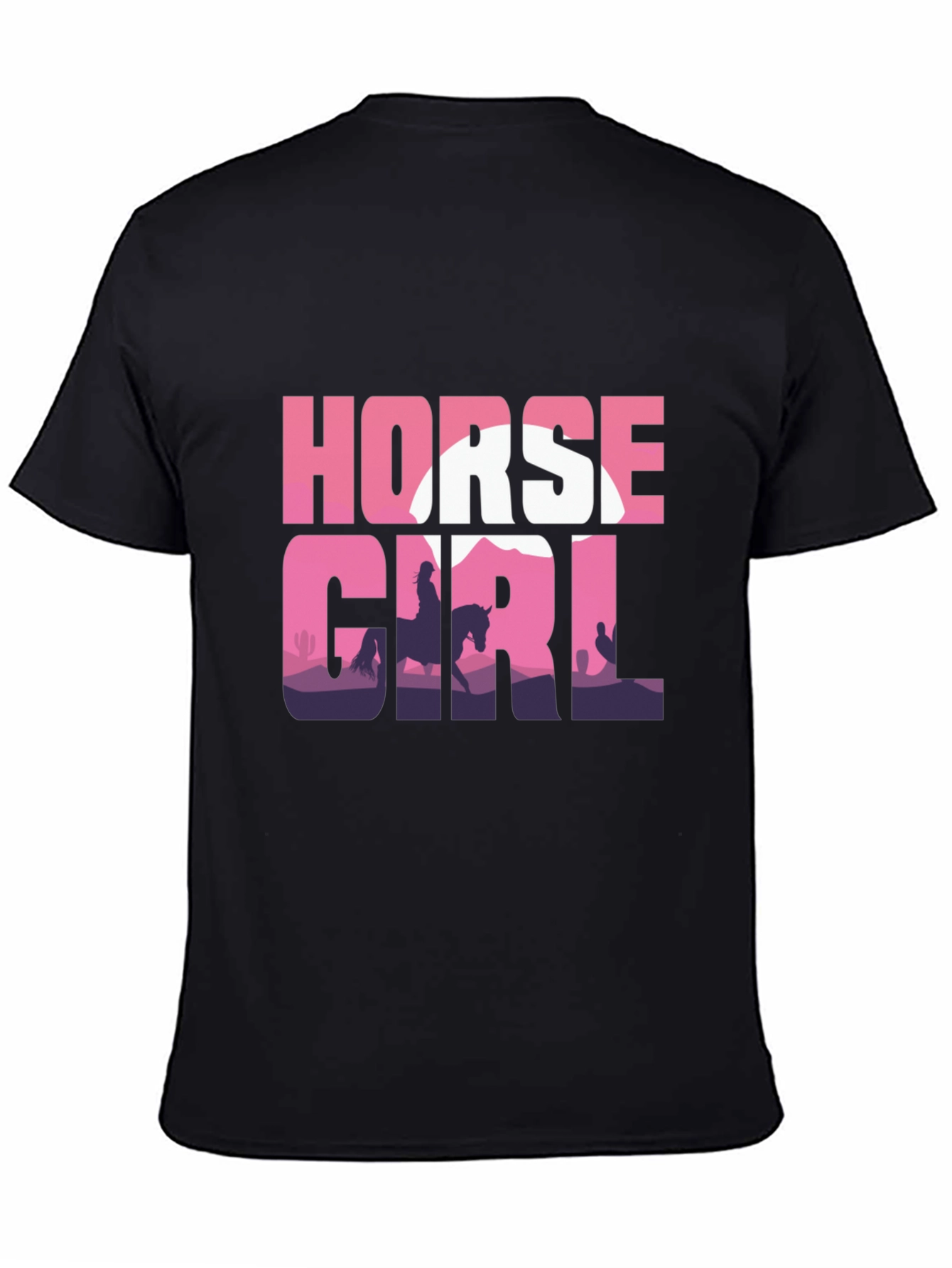 Horse Girl Silhouette T-Shirt