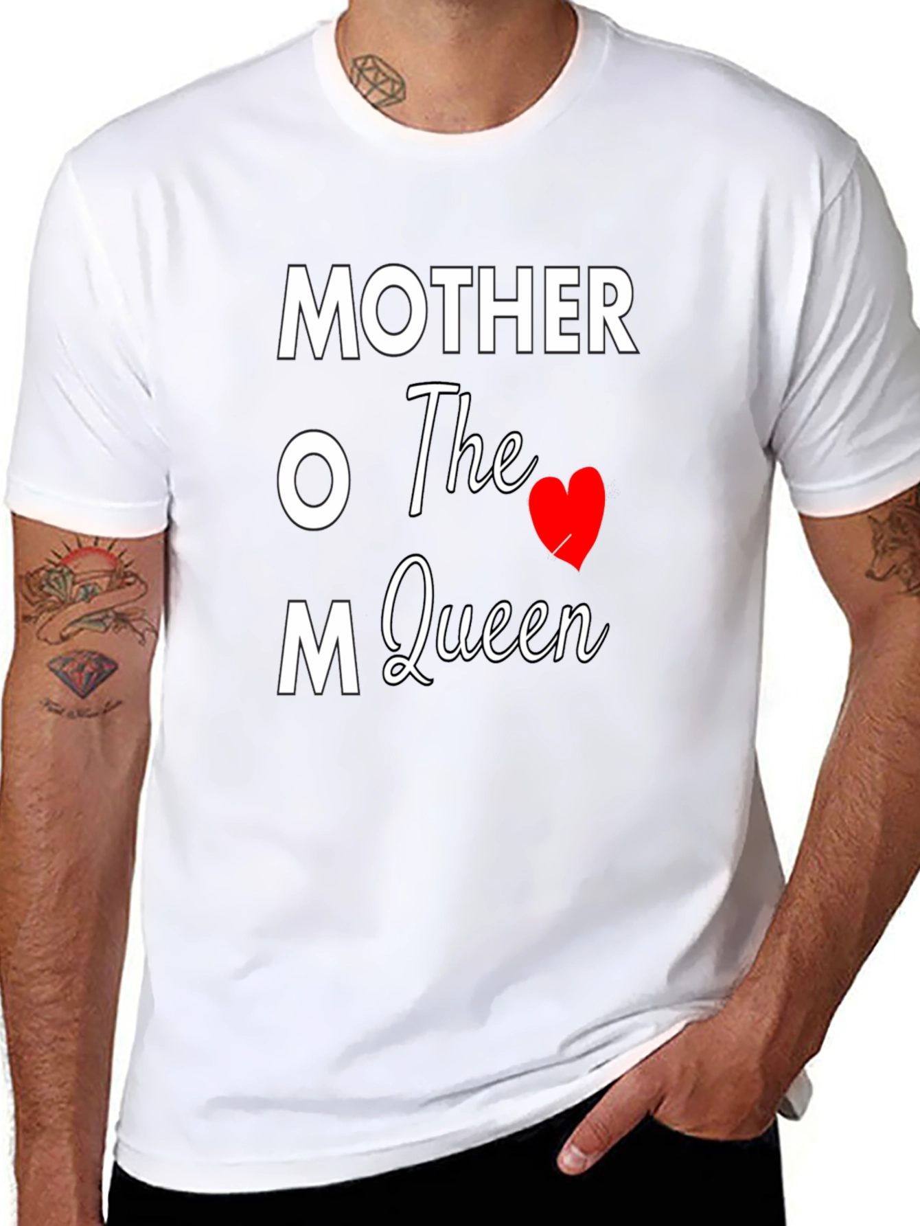 Mother The Queen Graphic Tee - Mom Love