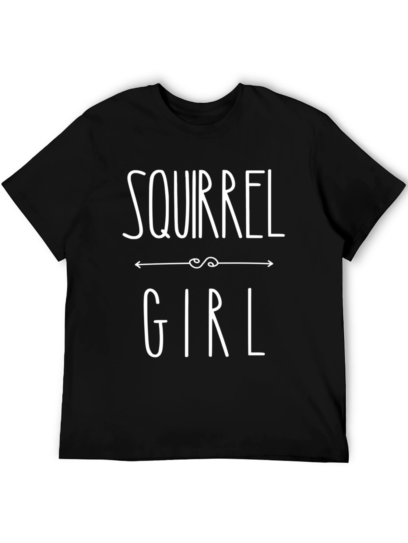 Squirrel Girl Graphic T-Shirt - Black Cotton Tee