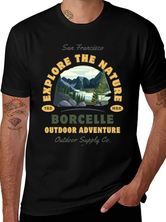 Explore Nature Graphic Tee - Outdoor Adventure Shirt