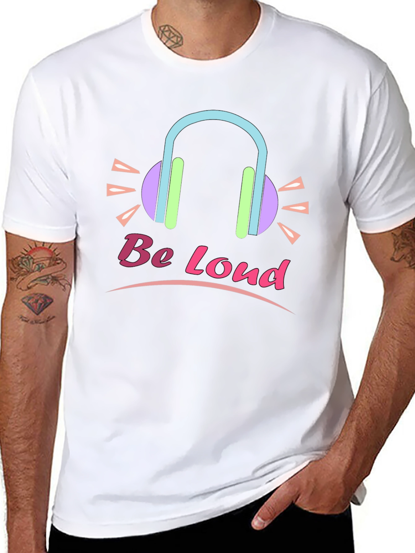 Be Loud Graphic Tee - Trendy Unisex T-Shirt