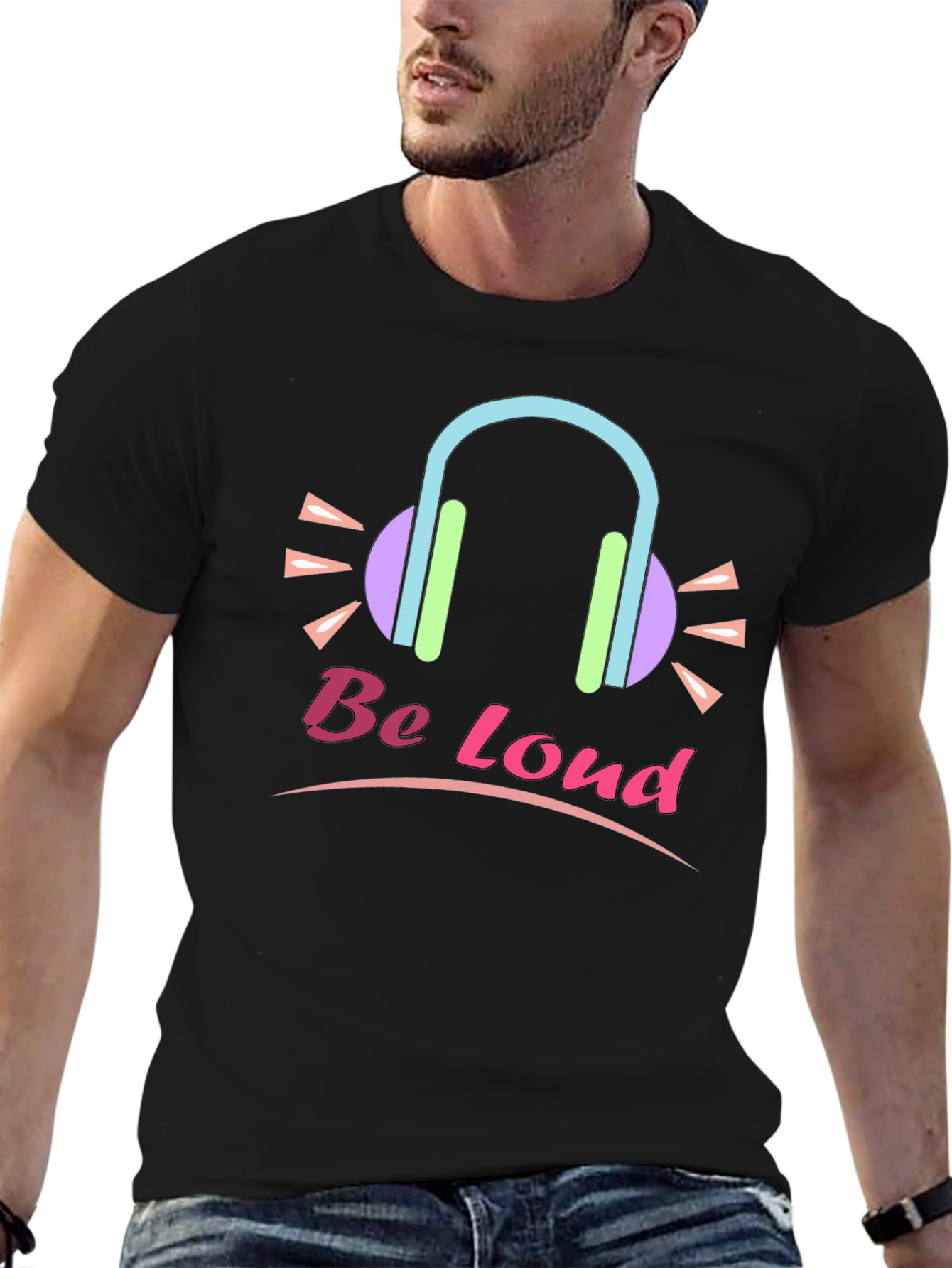 Be Loud Graphic Tee - Trendy Unisex T-Shirt