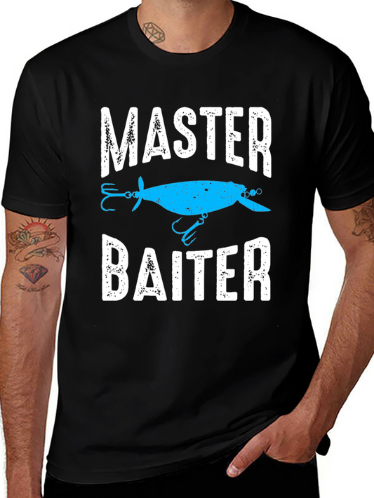 Master Baiter Fishing Lure T-Shirt - Funny Fisherman Tee