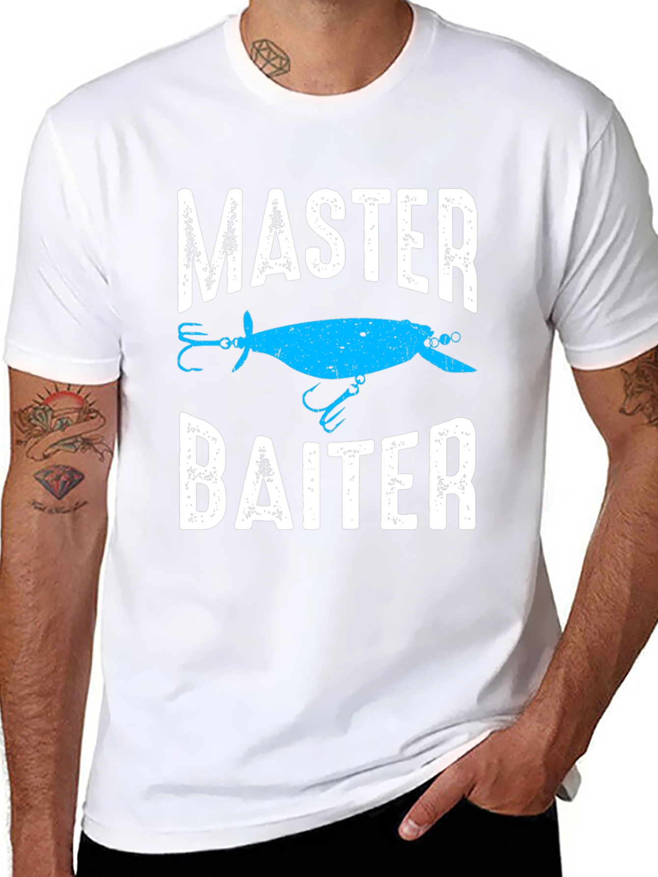 Master Baiter Fishing Lure T-Shirt - Funny Fisherman Tee