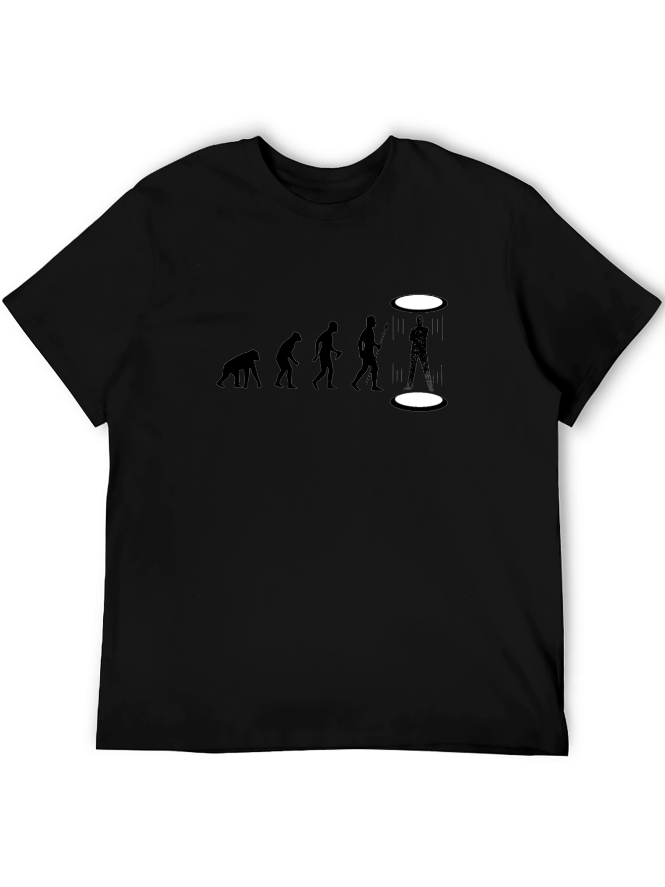 Evolution Portal Mens Black T-Shirt