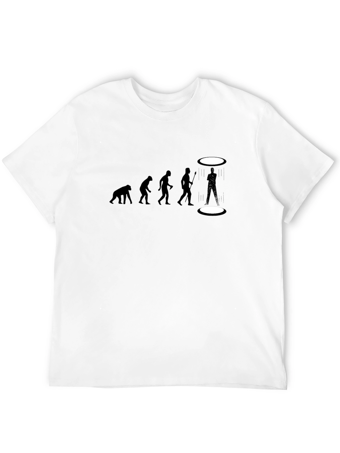 Evolution Portal Mens Black T-Shirt