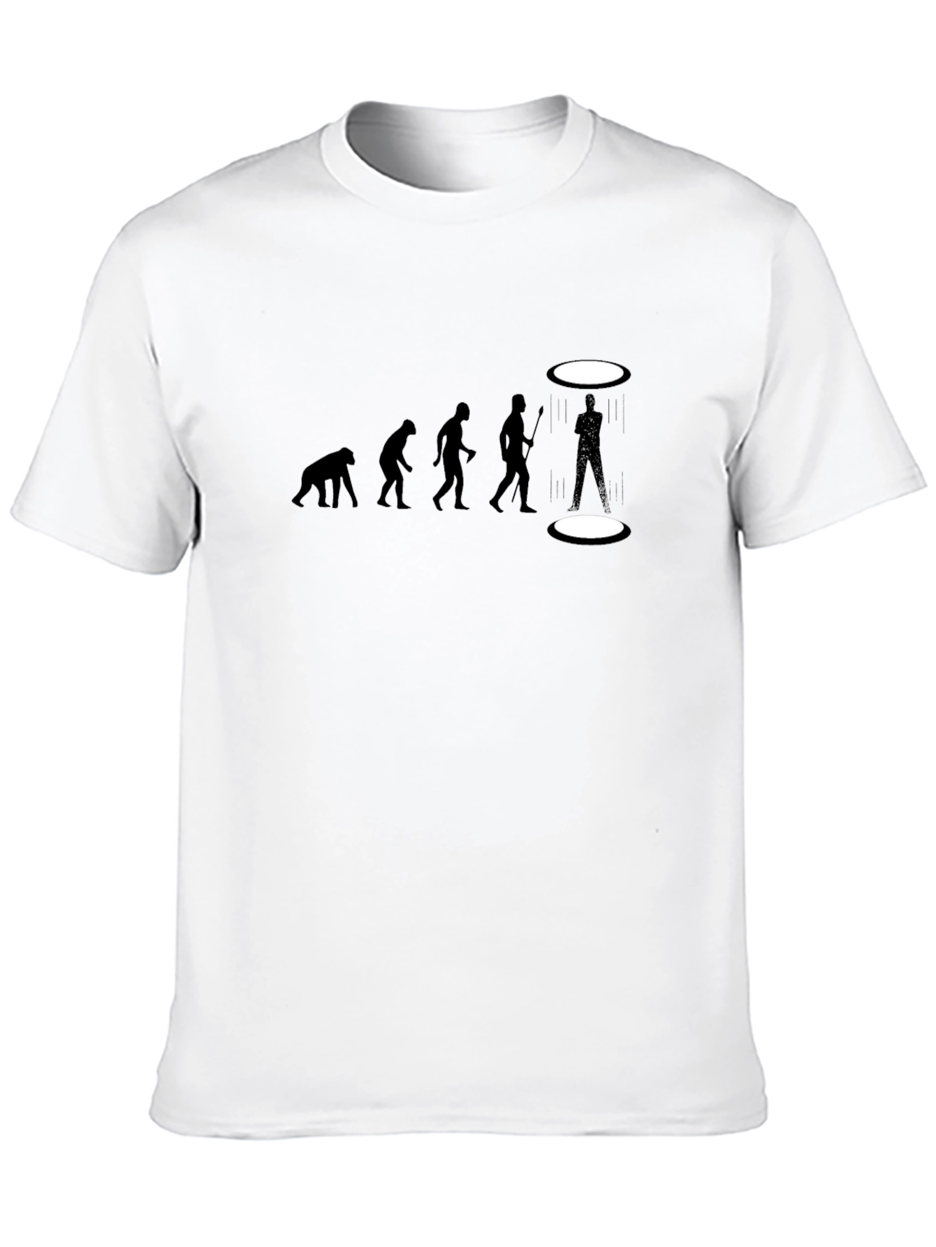 Evolution Portal Mens Black T-Shirt