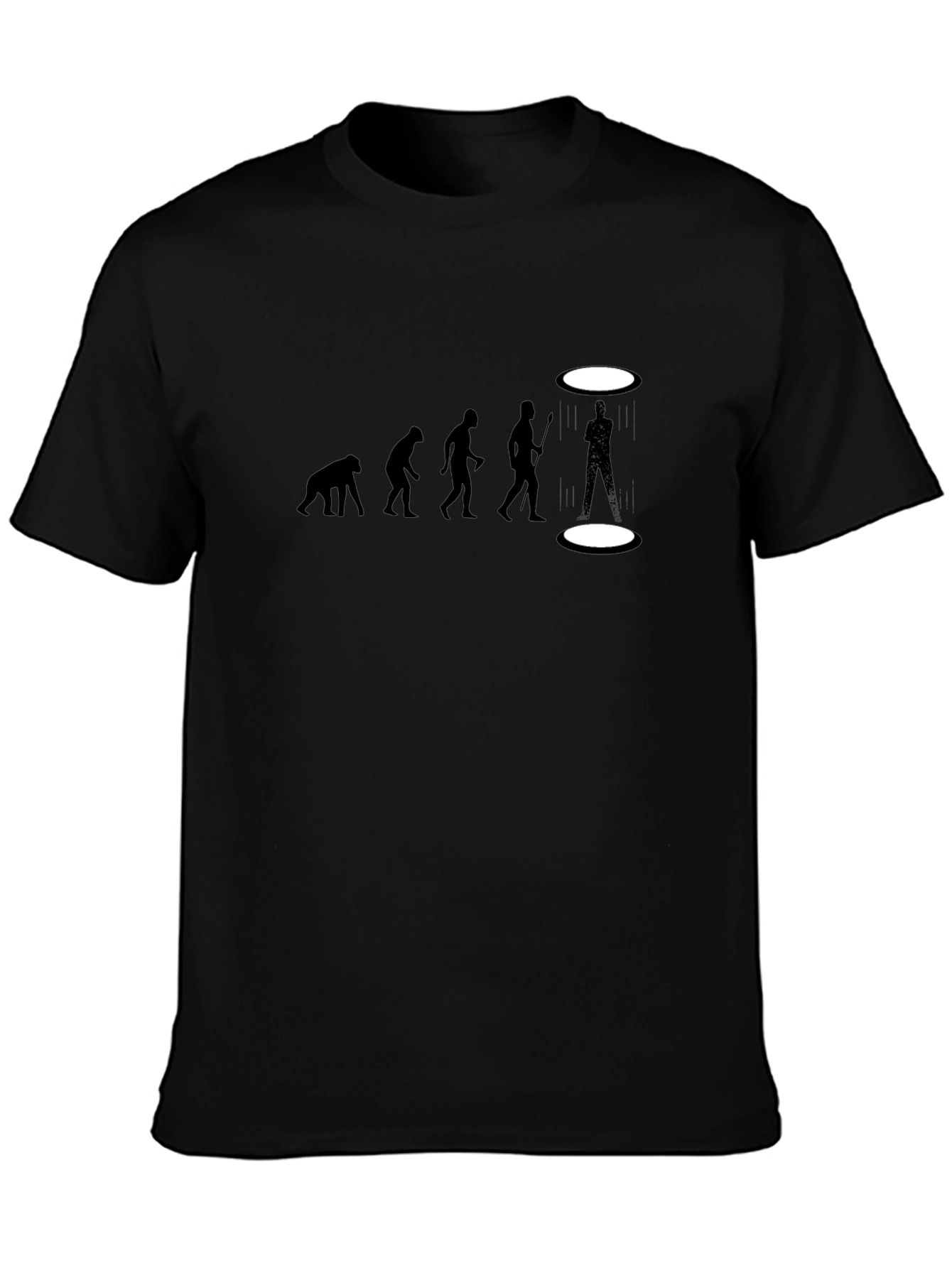 Evolution Portal Mens Black T-Shirt