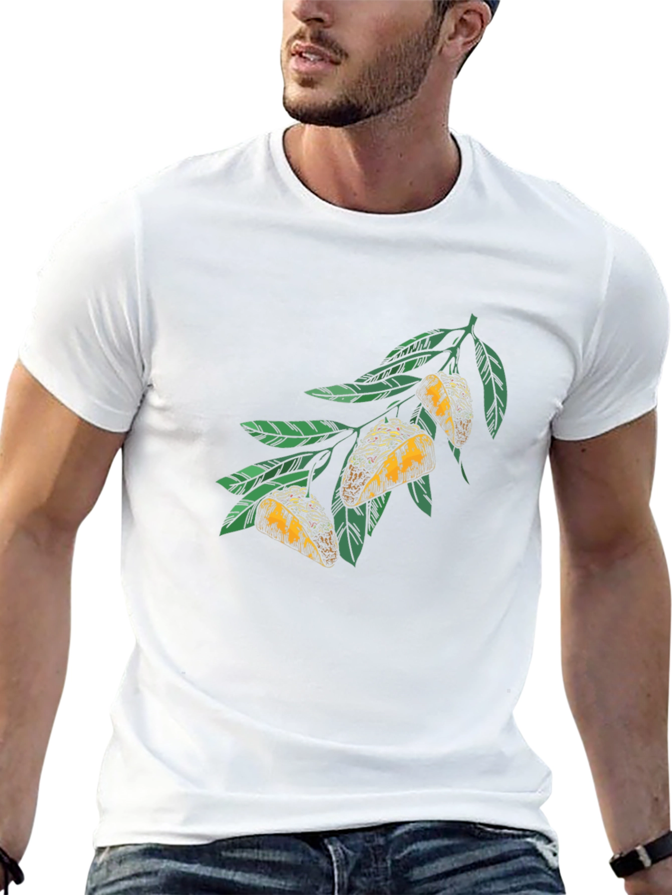 Taco Branch Graphic T-Shirt - Unique Design