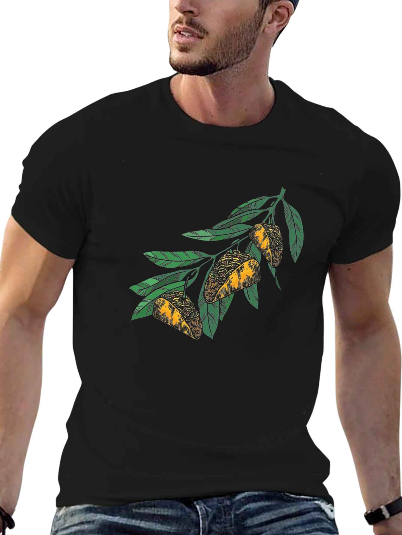 Taco Branch Graphic T-Shirt - Unique Design