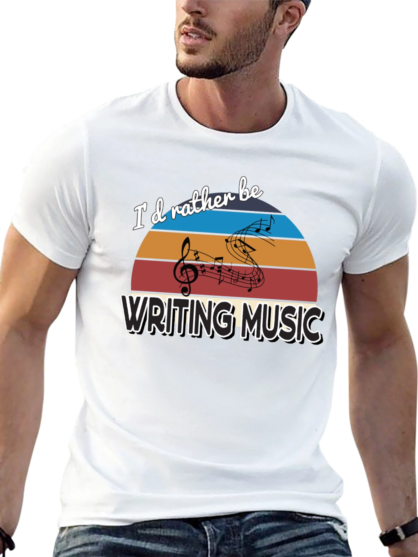 Id Rather Be Writing Music T-Shirt