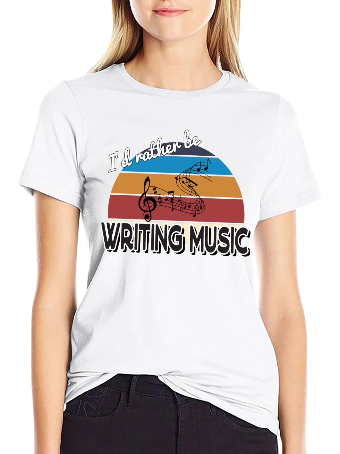 Id Rather Be Writing Music T-Shirt