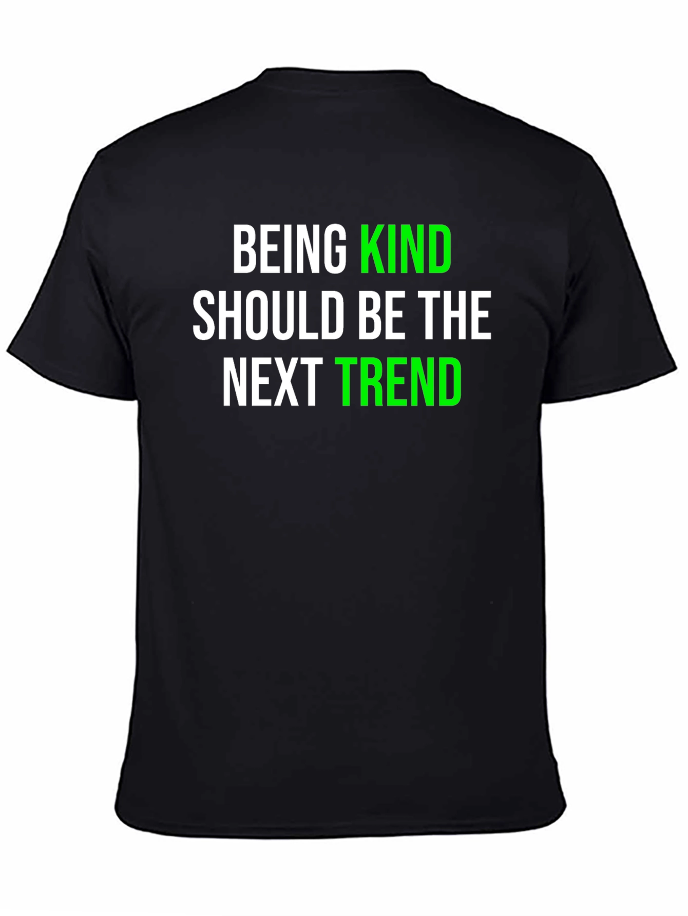 Kindness Trend Graphic Tee - Black