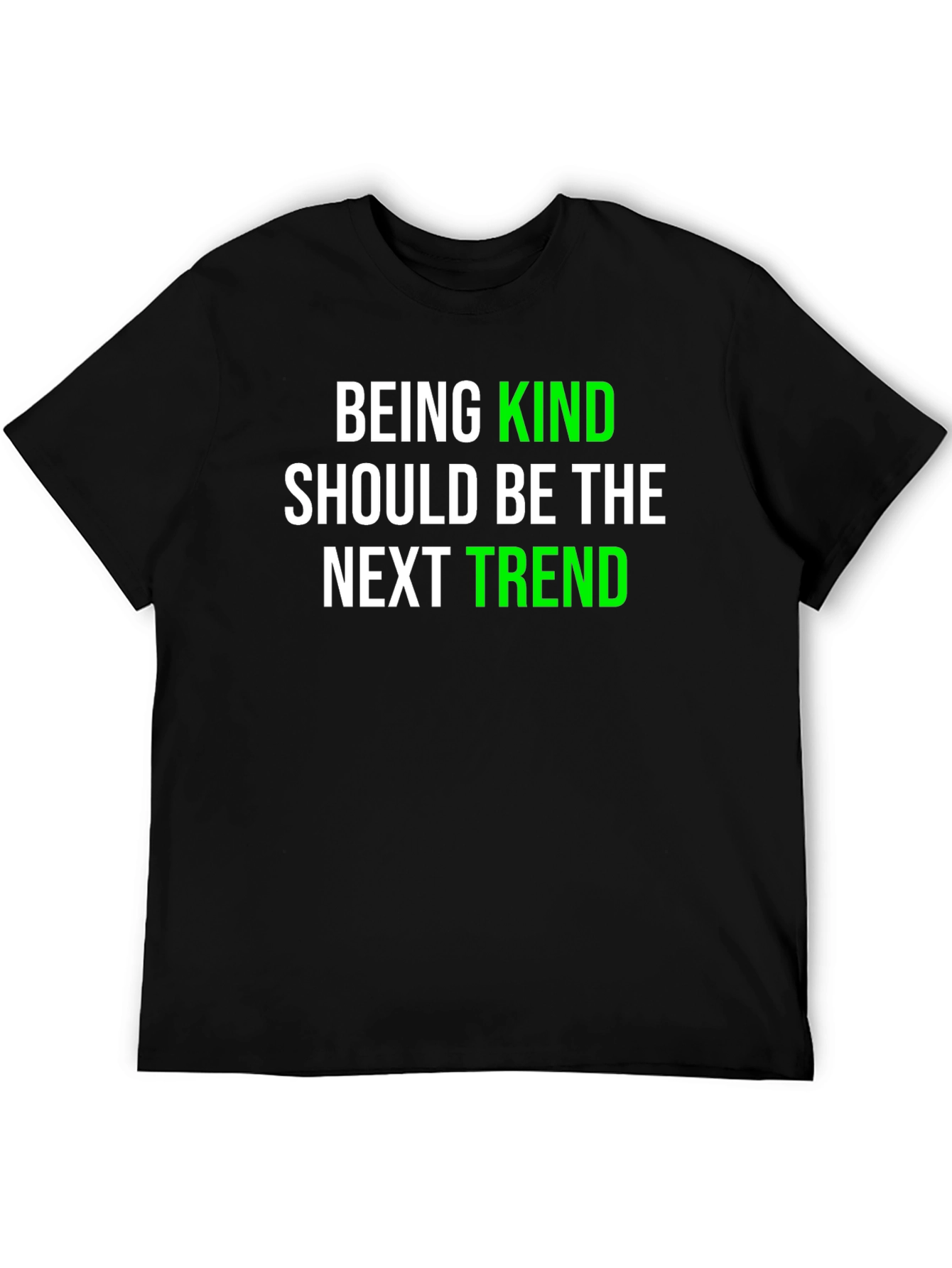 Kindness Trend Graphic Tee - Black