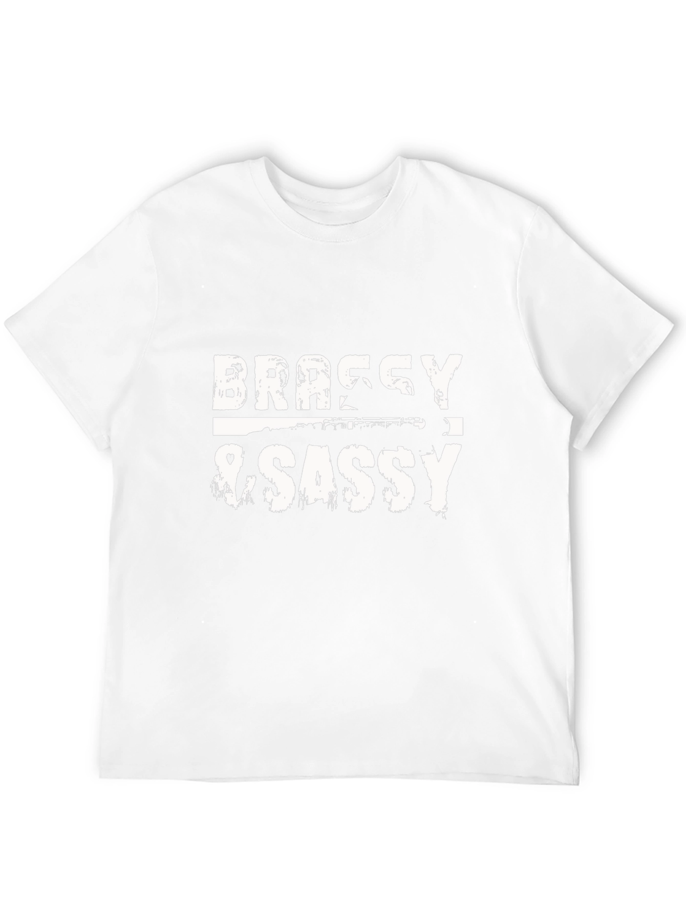 Brassy & Sassy Black Graphic Tee