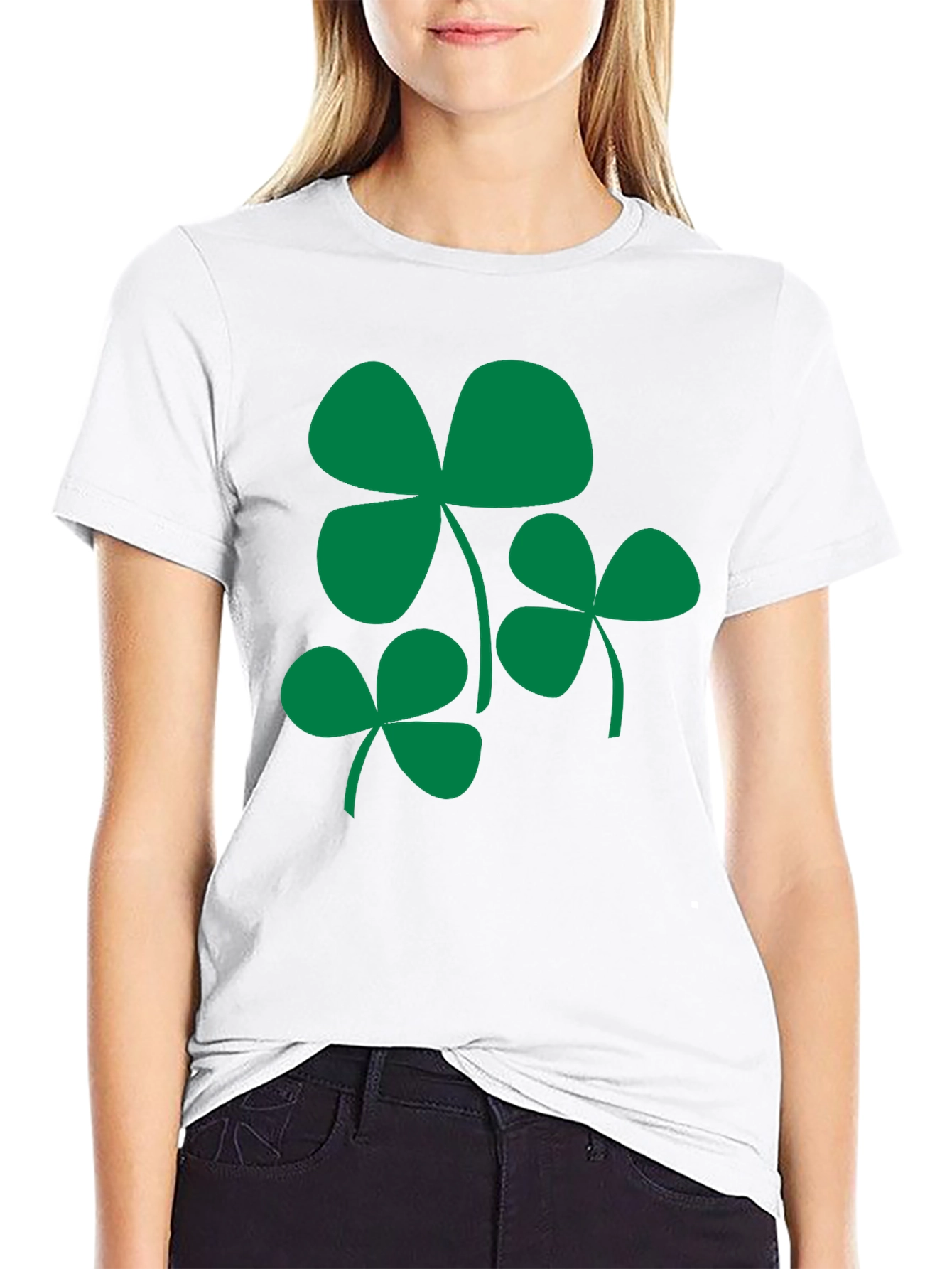 Shamrock Black T-Shirt - St. Patricks Day Apparel
