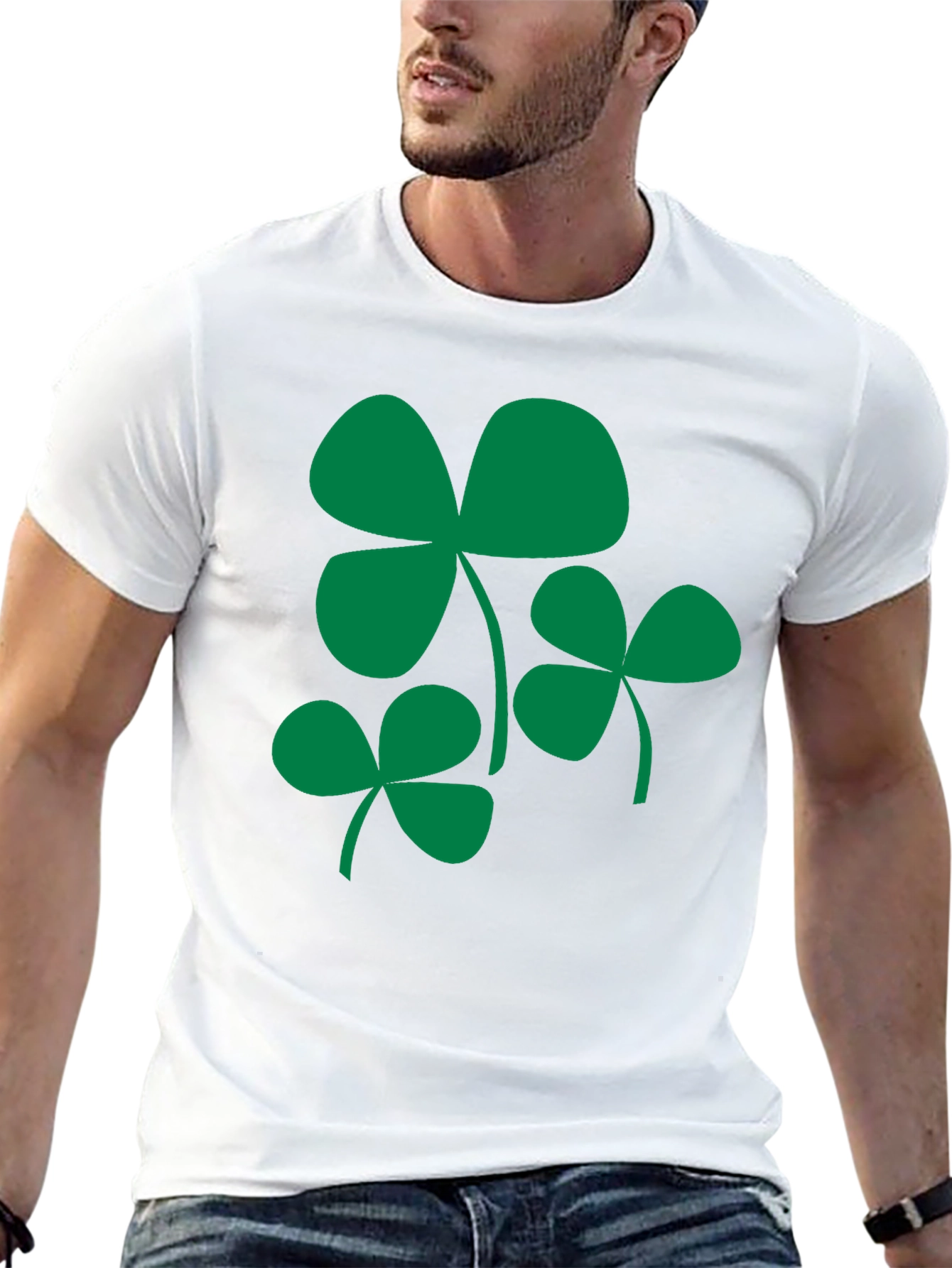 Shamrock Black T-Shirt - St. Patricks Day Apparel