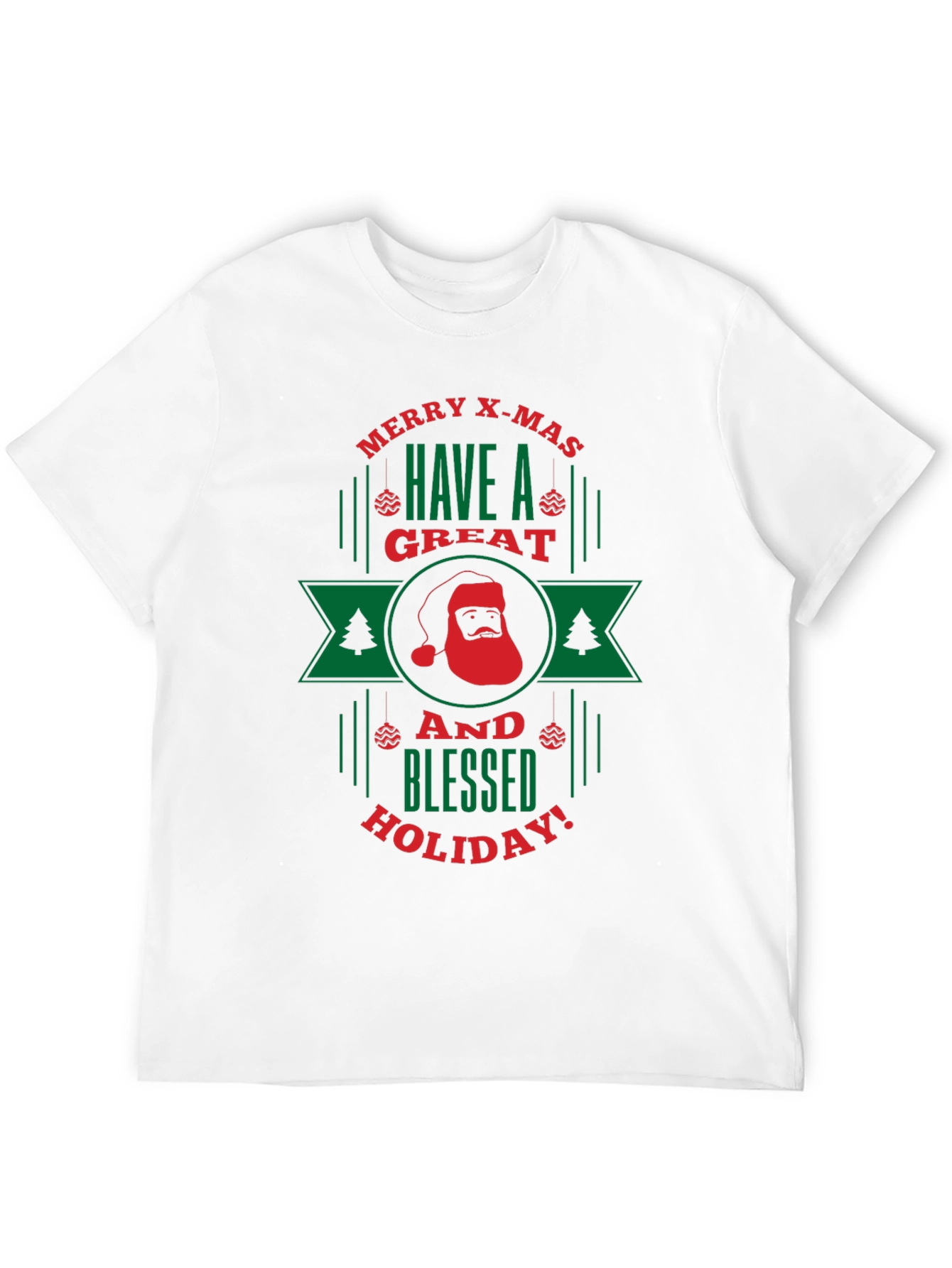 Merry X-Mas Holiday Graphic Tee