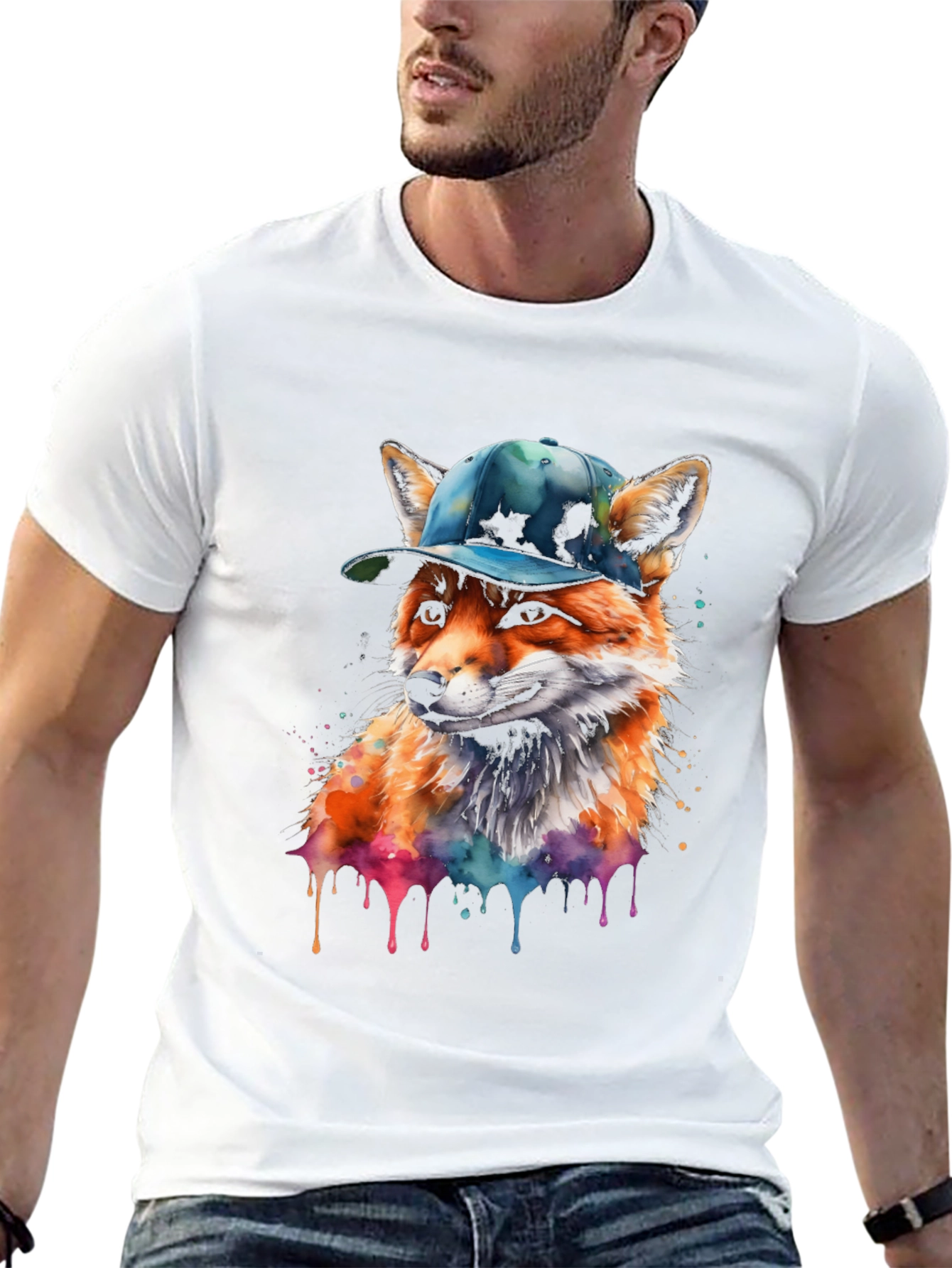 Cool Fox T-Shirt with Cap