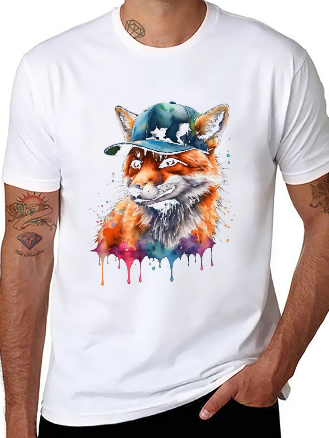 Cool Fox T-Shirt with Cap