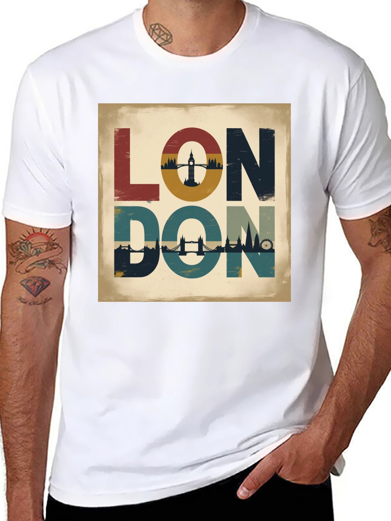 London Skyline Graphic T-Shirt