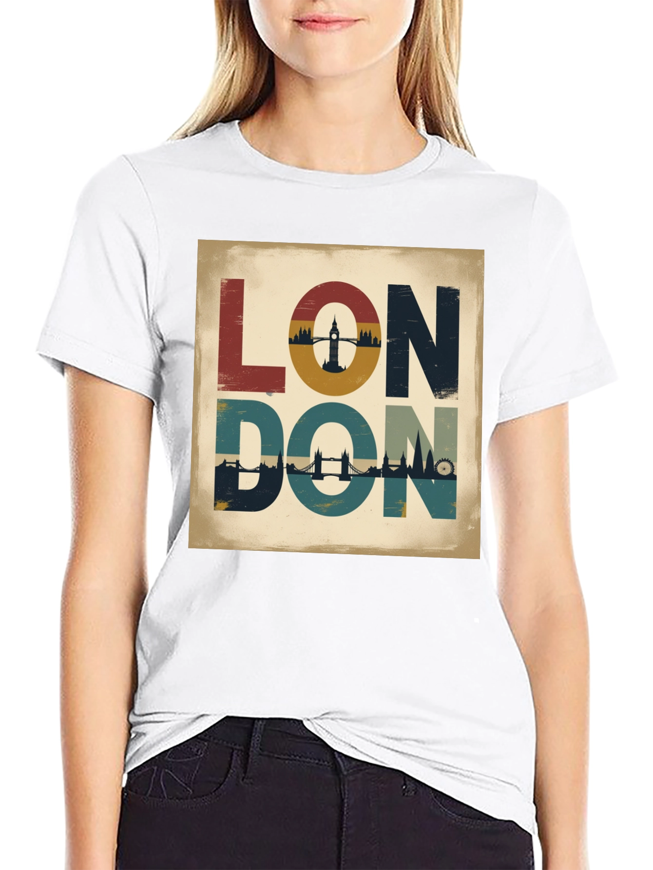 London Skyline Graphic T-Shirt