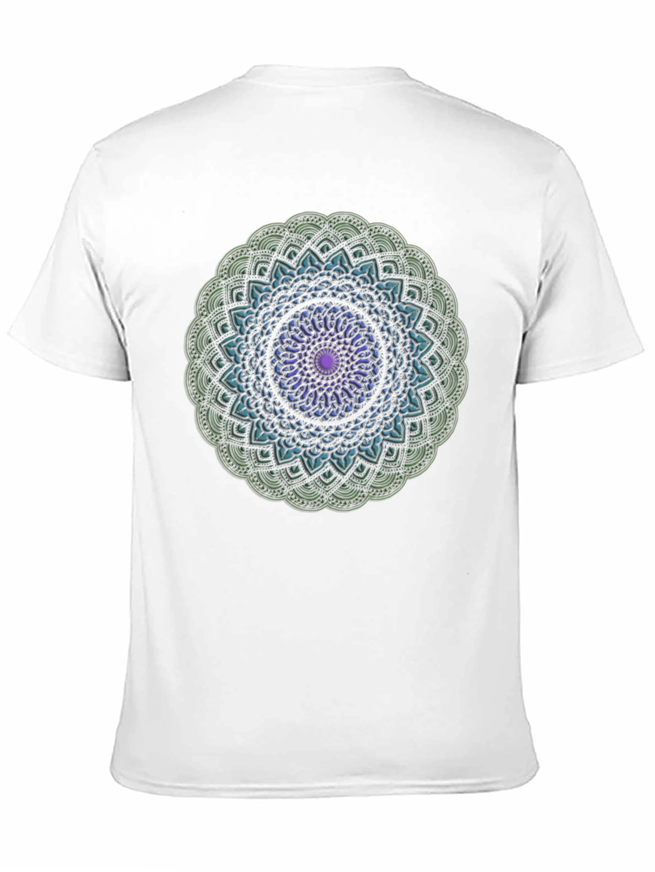 Mandala Design Black T-Shirt