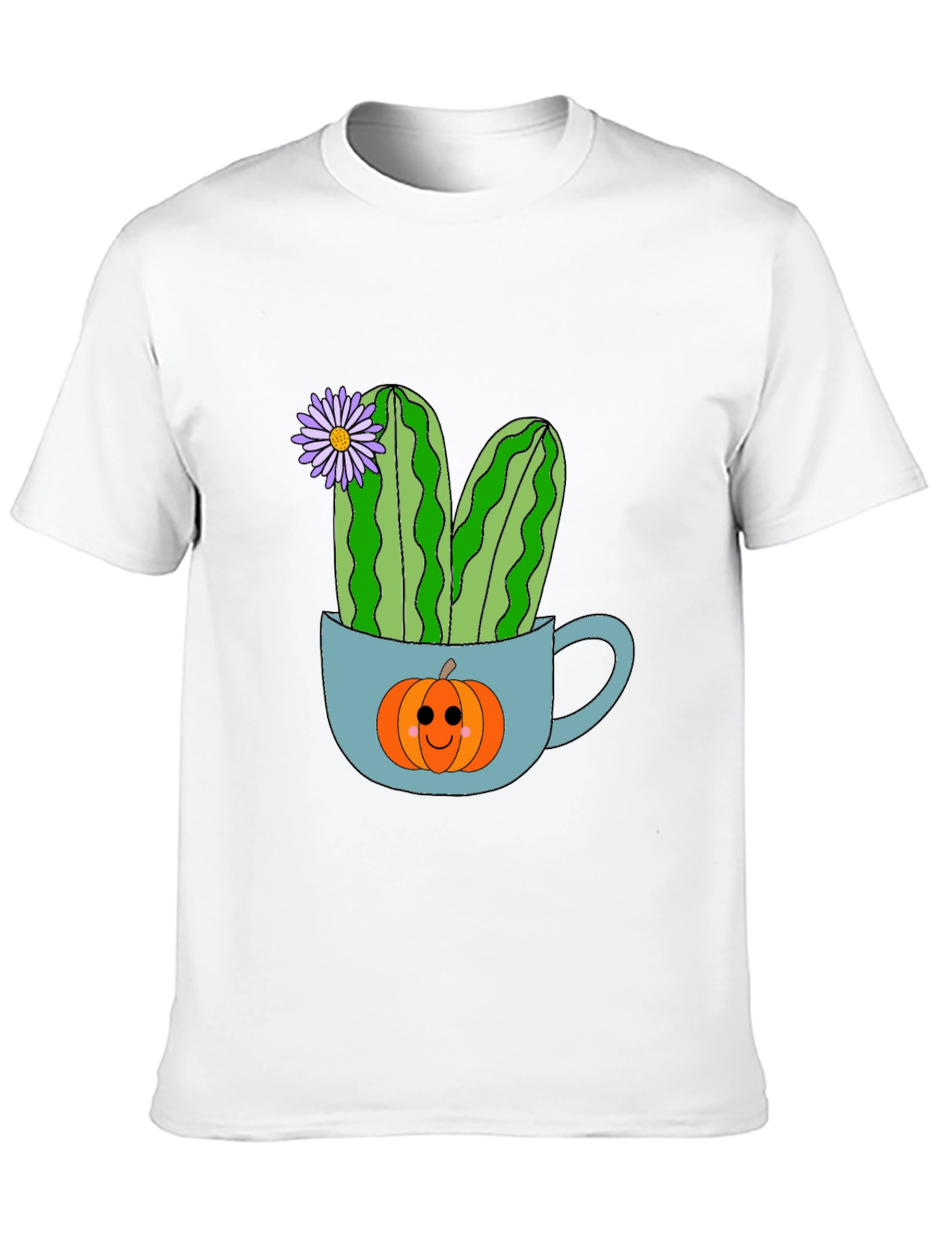 Cactus Pumpkin in a Cup T-Shirt