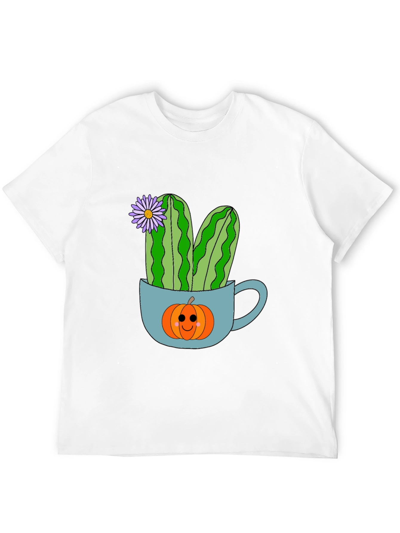 Cactus Pumpkin in a Cup T-Shirt