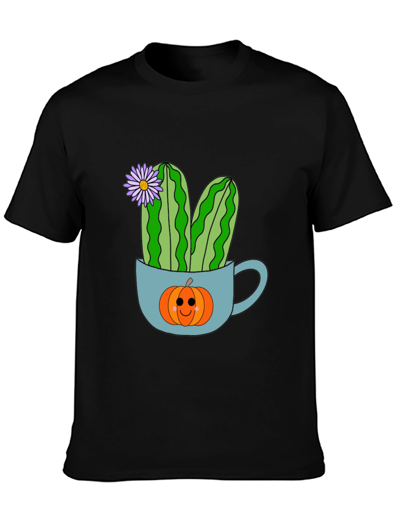 Cactus Pumpkin in a Cup T-Shirt