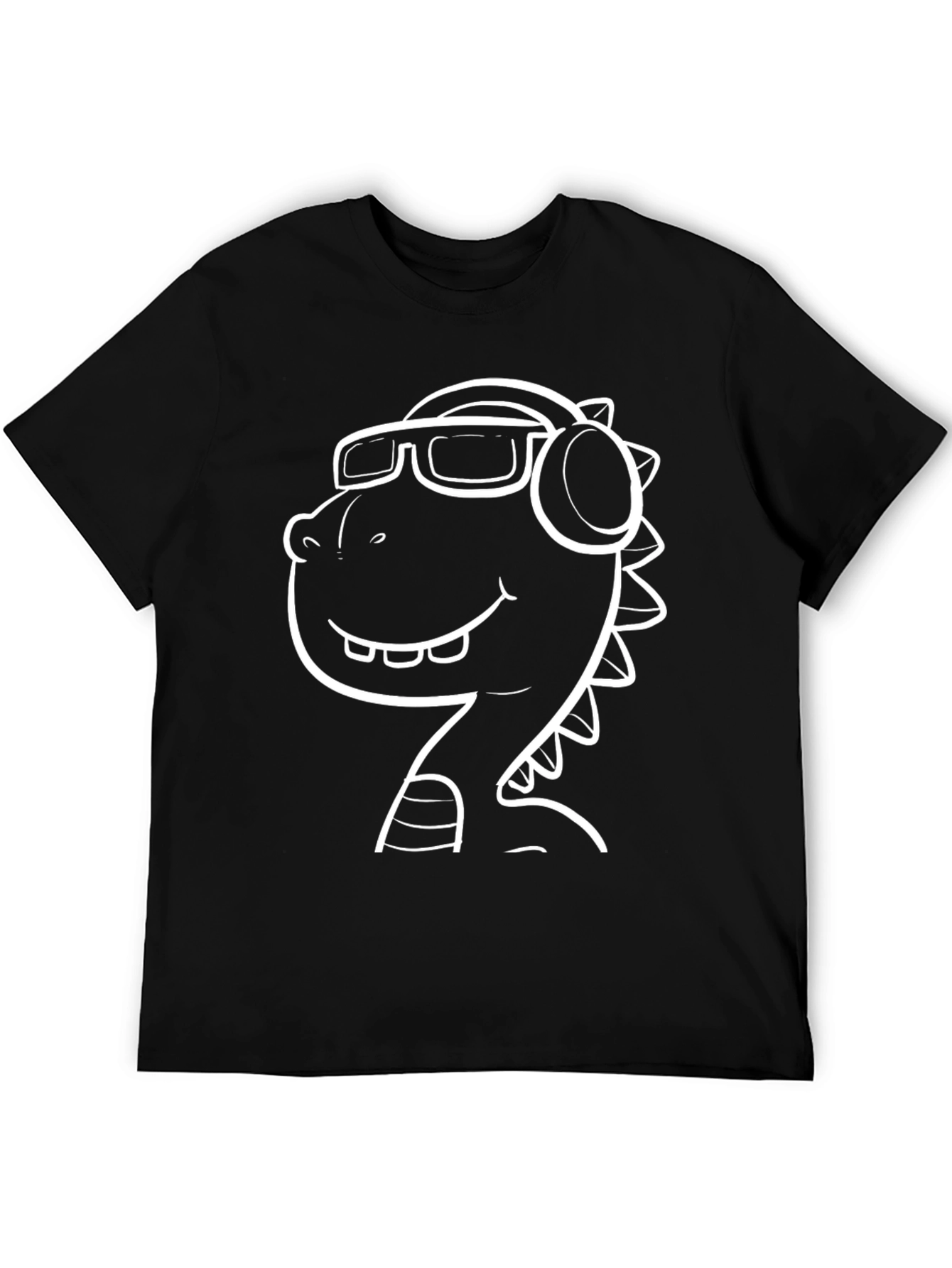 Cool Dino T-Shirt - Black Graphic Tee