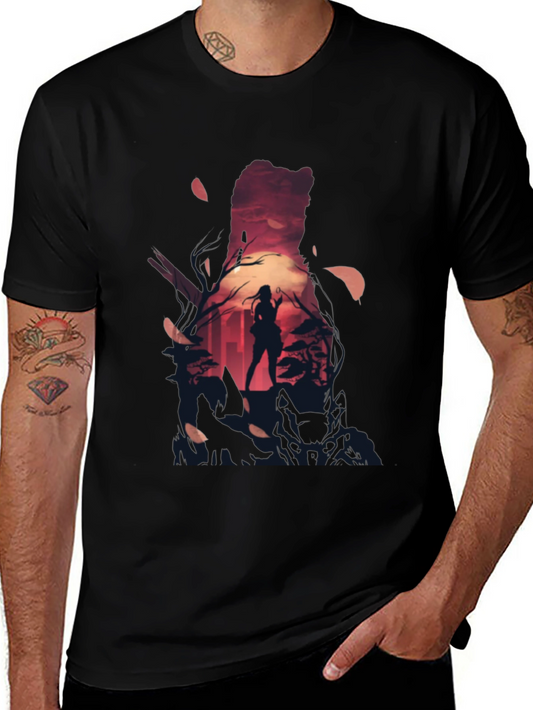 Silhouette Graphic Tee - Dark City