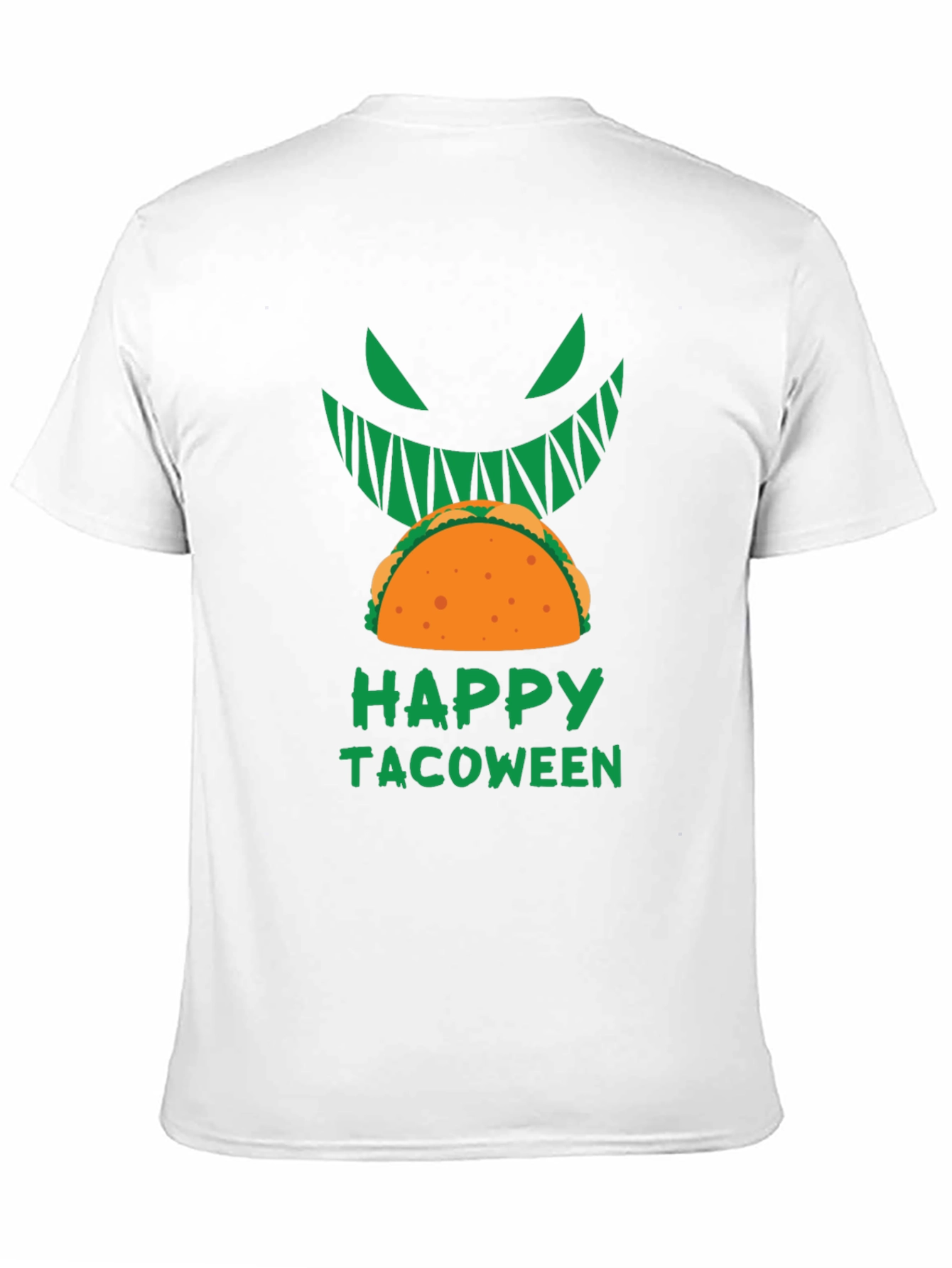 Happy Tacoween Graphic Tee - Halloween Taco Shirt