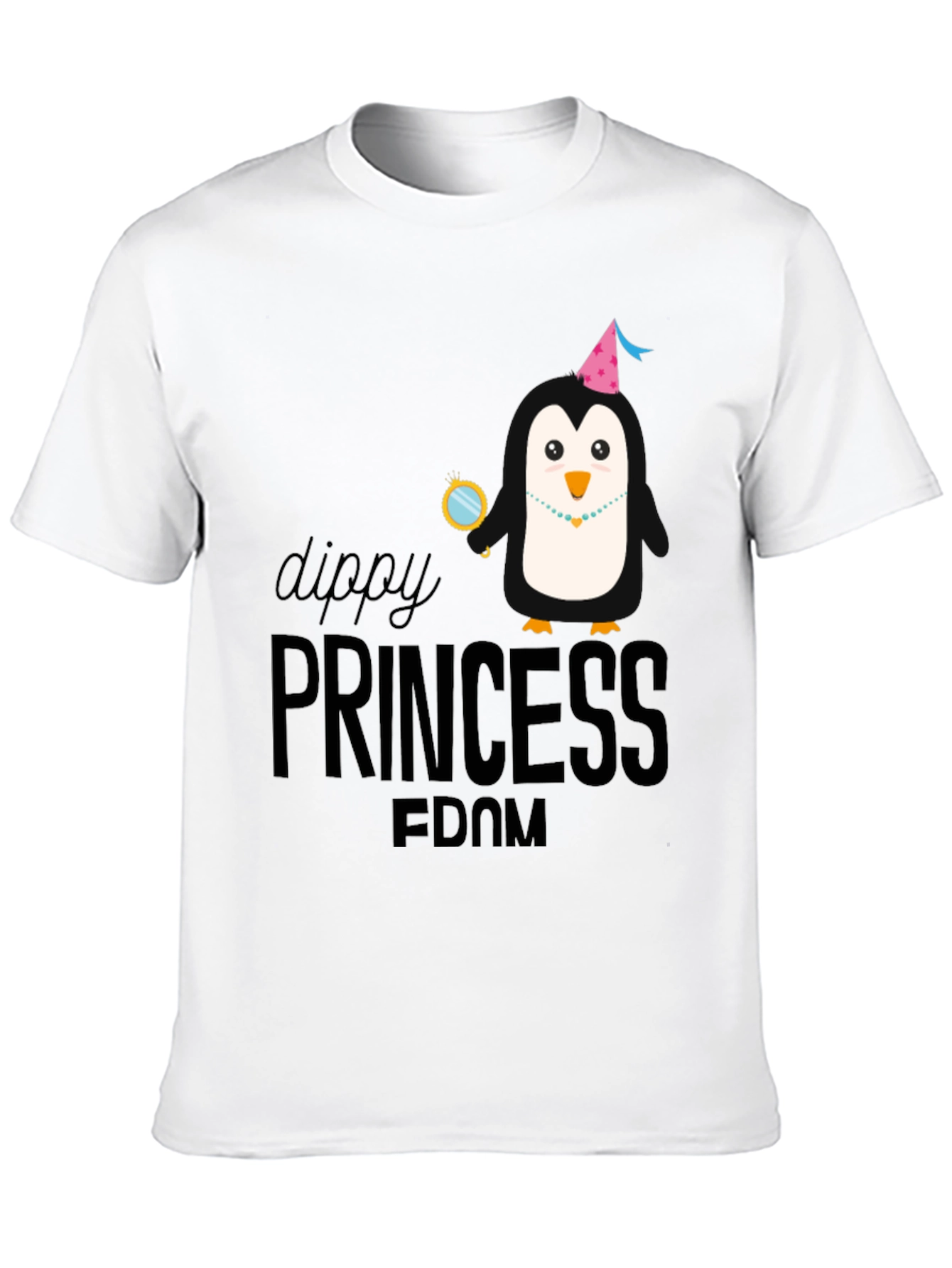 Dippy Princess Penguin T-Shirt - Party Animal Tee