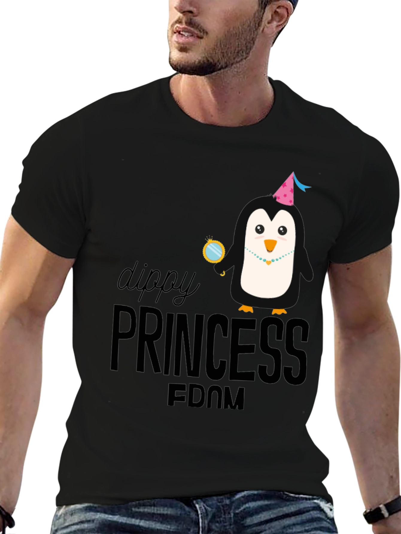 Dippy Princess Penguin T-Shirt - Party Animal Tee