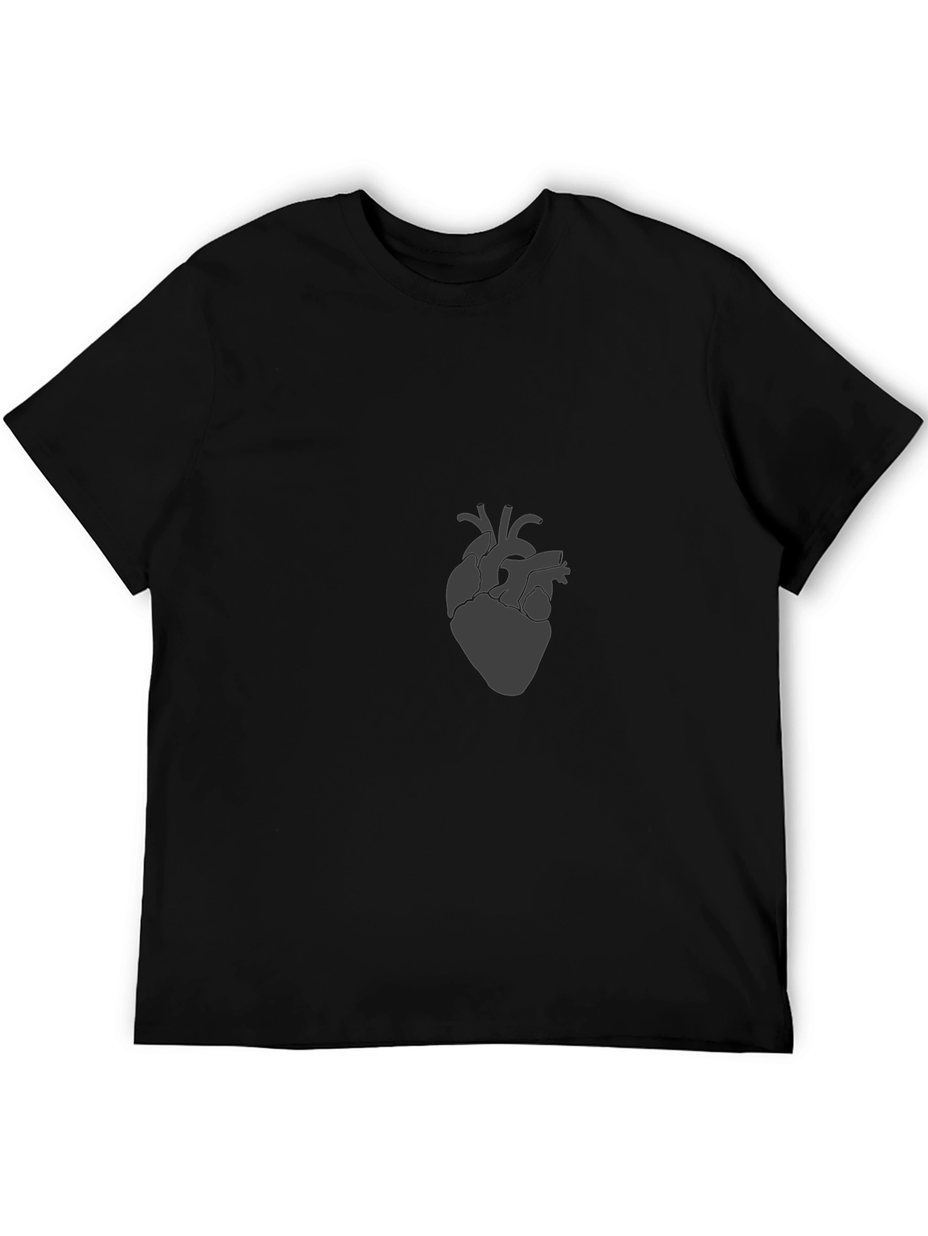 Anatomical Heart Graphic Tee - Modern Style