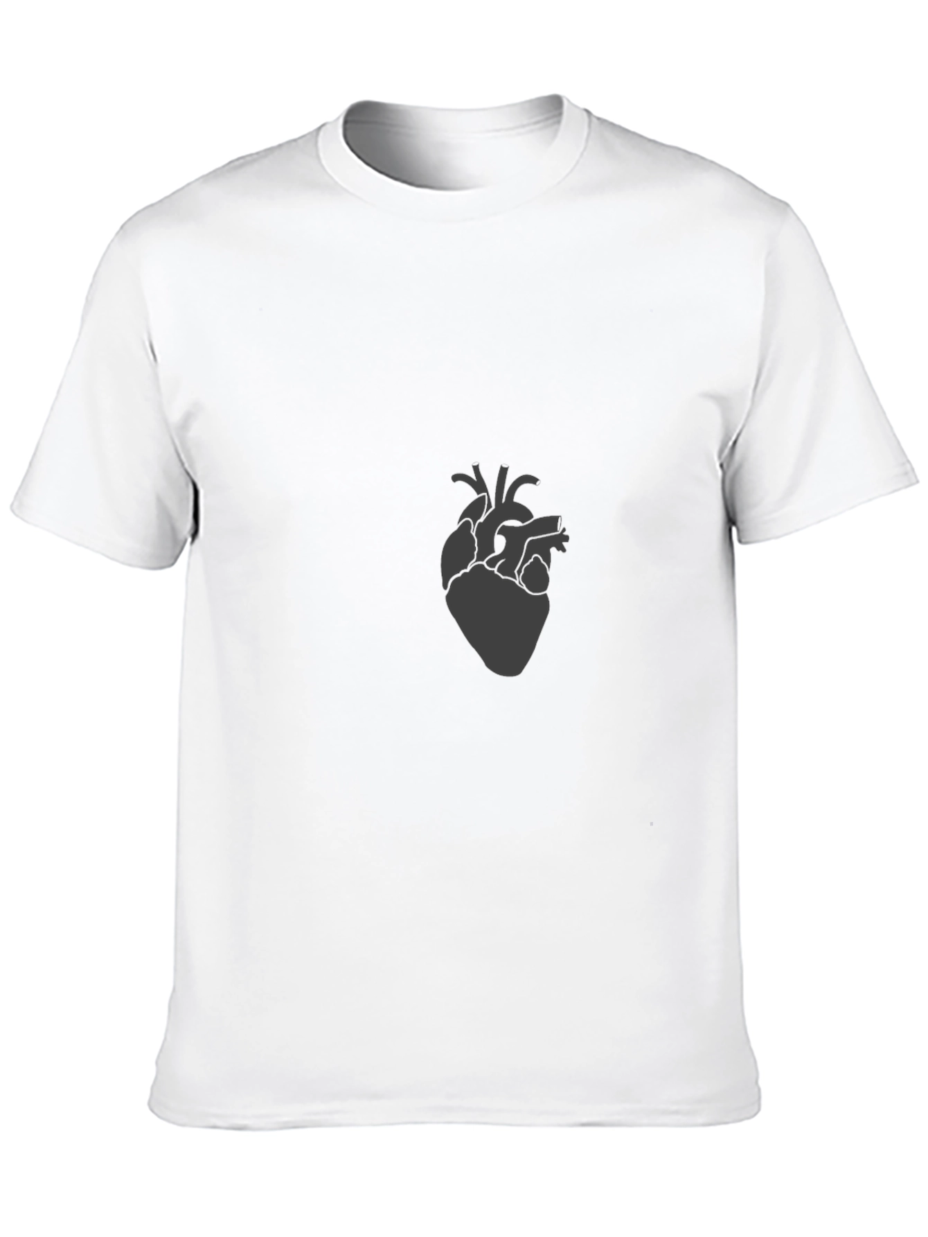 Anatomical Heart Graphic Tee - Modern Style
